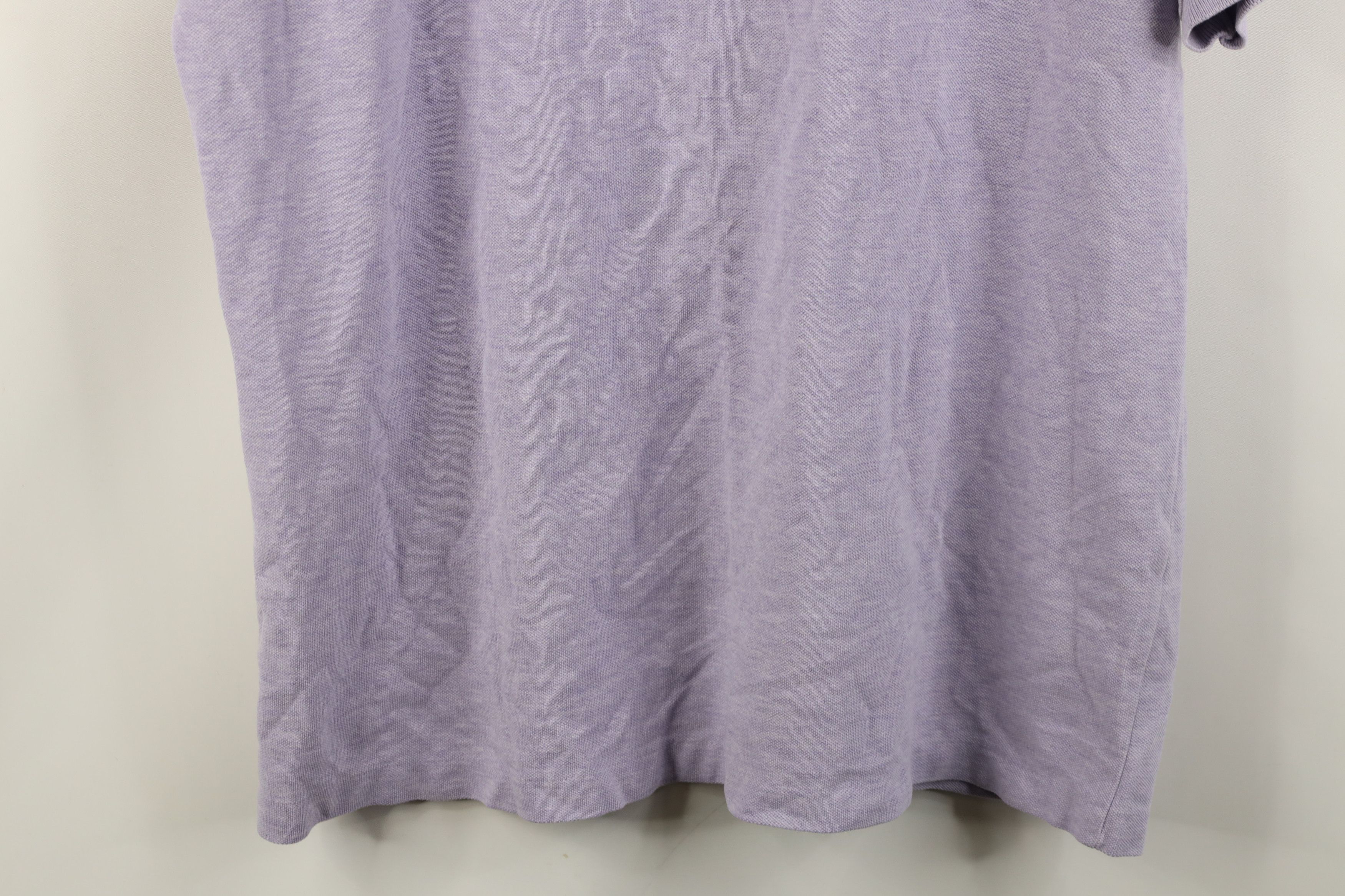 Lacoste Vintage Lacoste Croc Logo Knit Collared Polo Shirt Purple Size US L / EU 52-54 / 3 - 13 Thumbnail