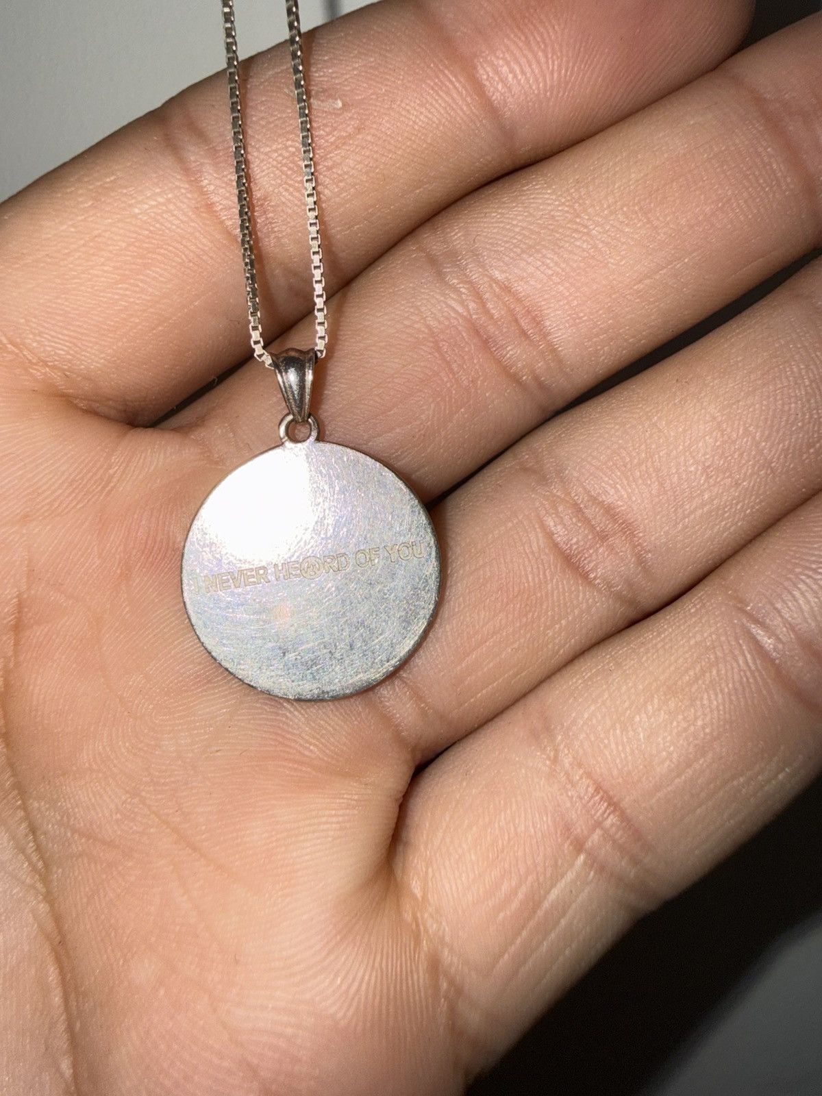 ineverheardofyou I Never Heard Of You (FU) Pendant Chain Necklace Size ONE SIZE - 4 Thumbnail