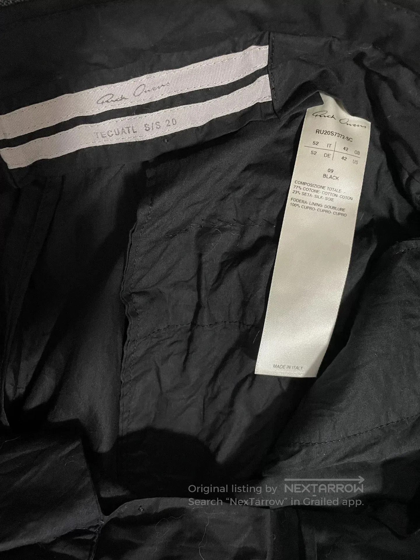 Rick Owens nonnative dweller overdyed corduroy pants. Size US 42 / EU 58 - 4 Thumbnail