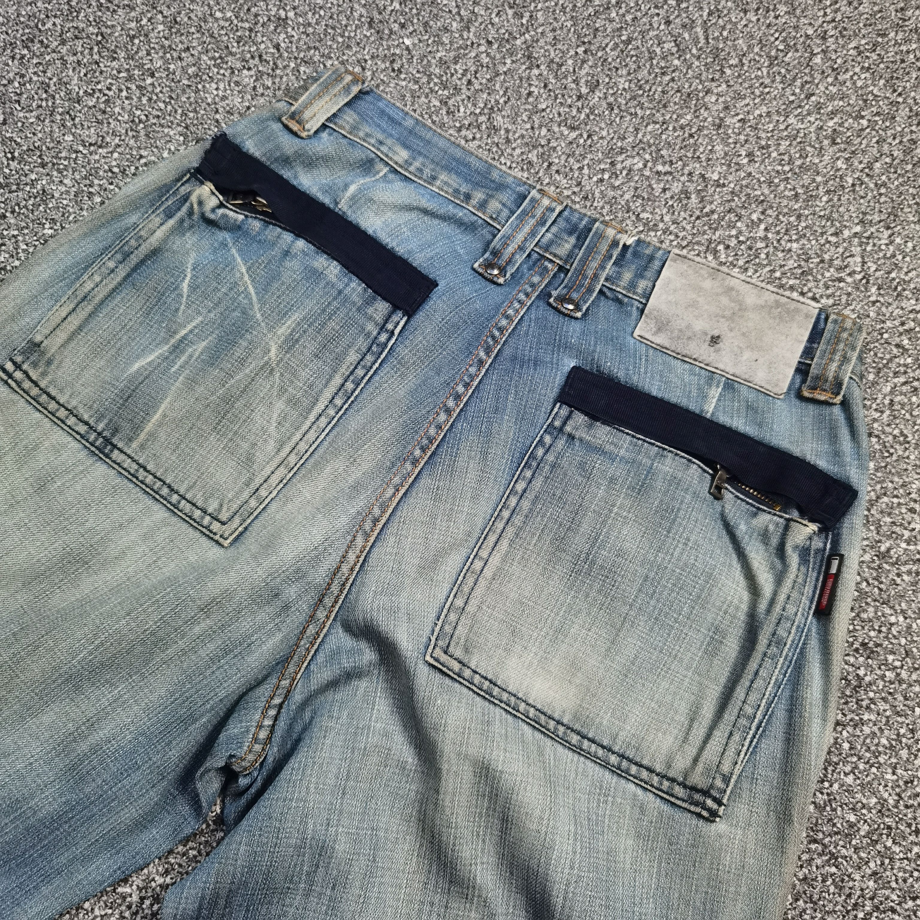 Fubu 🇯🇵 90s Hiphop Fubu Baggy Jeans Military Function Size US 30 / EU 46 - 4 Thumbnail