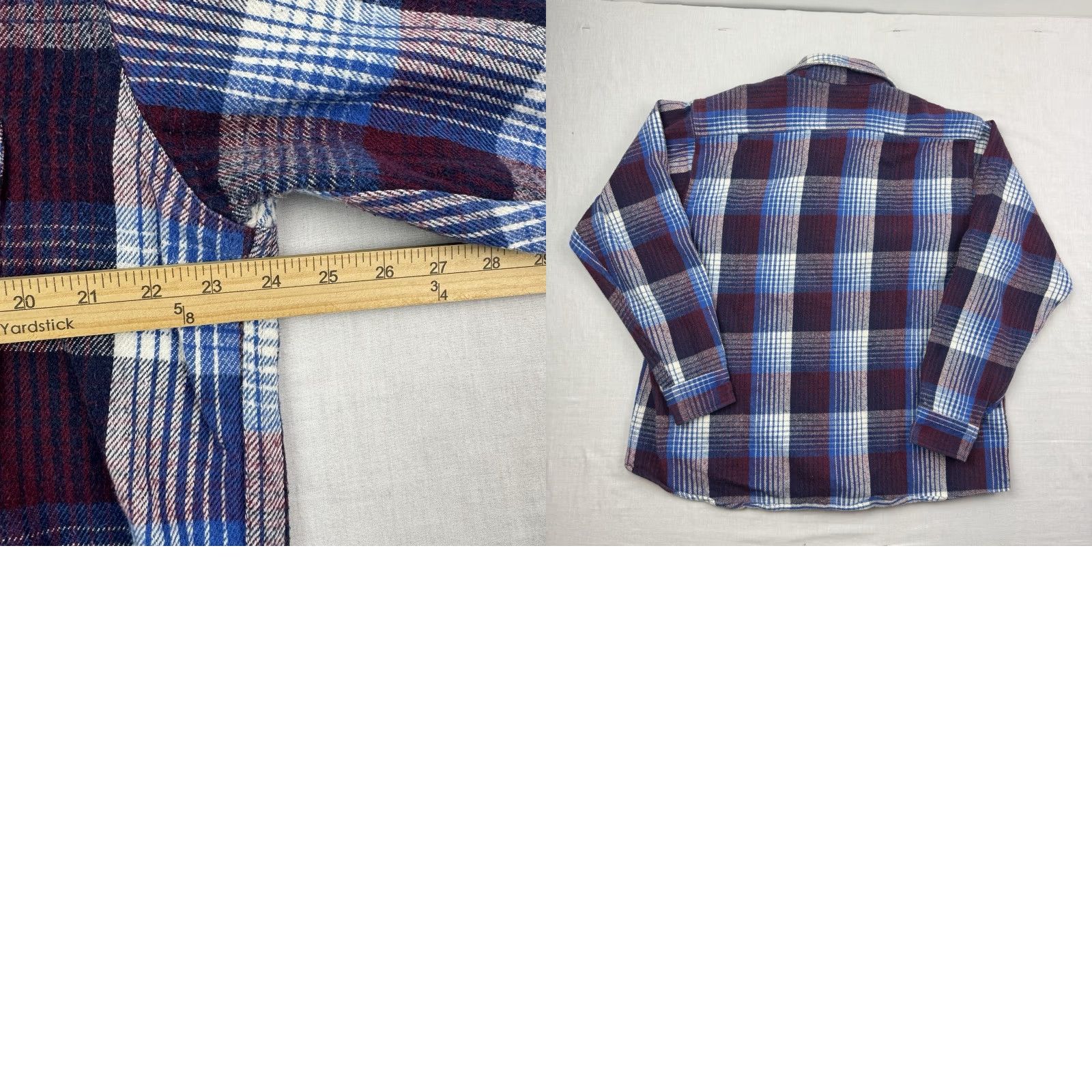 Vintage VINTAGE Ozark Wilderness Flannel Button Up Shirt Adult Large Blue Plaid 90s Outdoor Mens Size US L / EU 52-54 / 3 - 8 Thumbnail