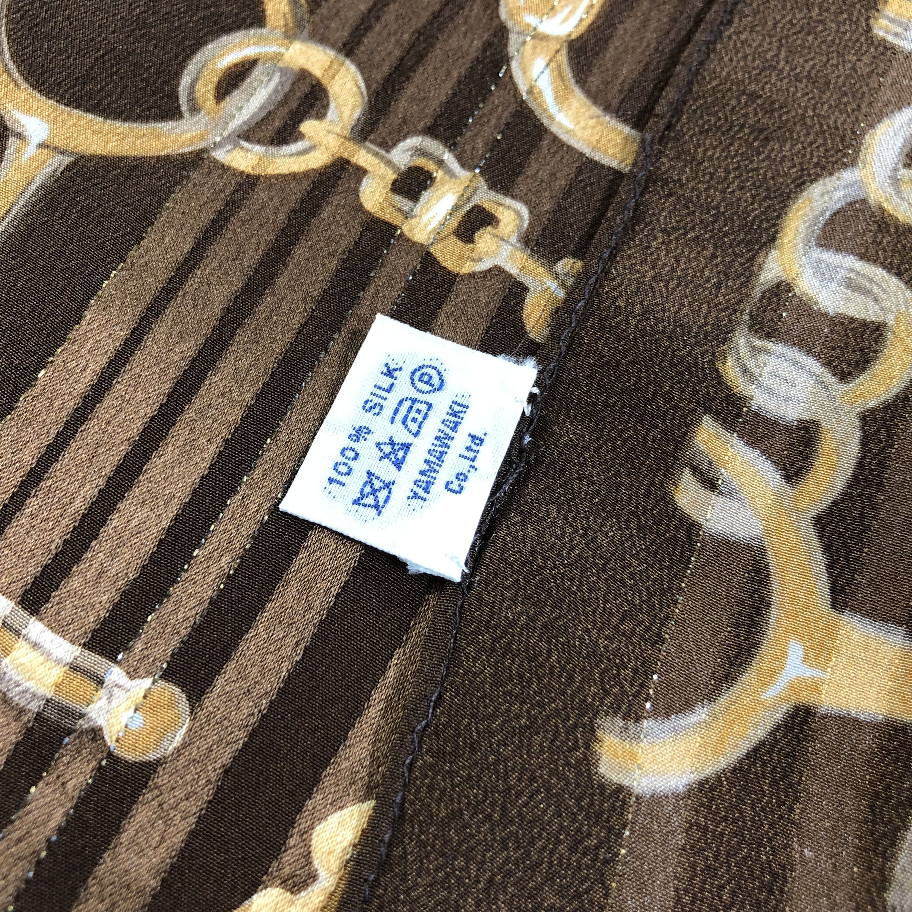 Vintage Nolley's Luxury Silk Stole Silk Scarf M543 Size ONE SIZE - 4 Thumbnail