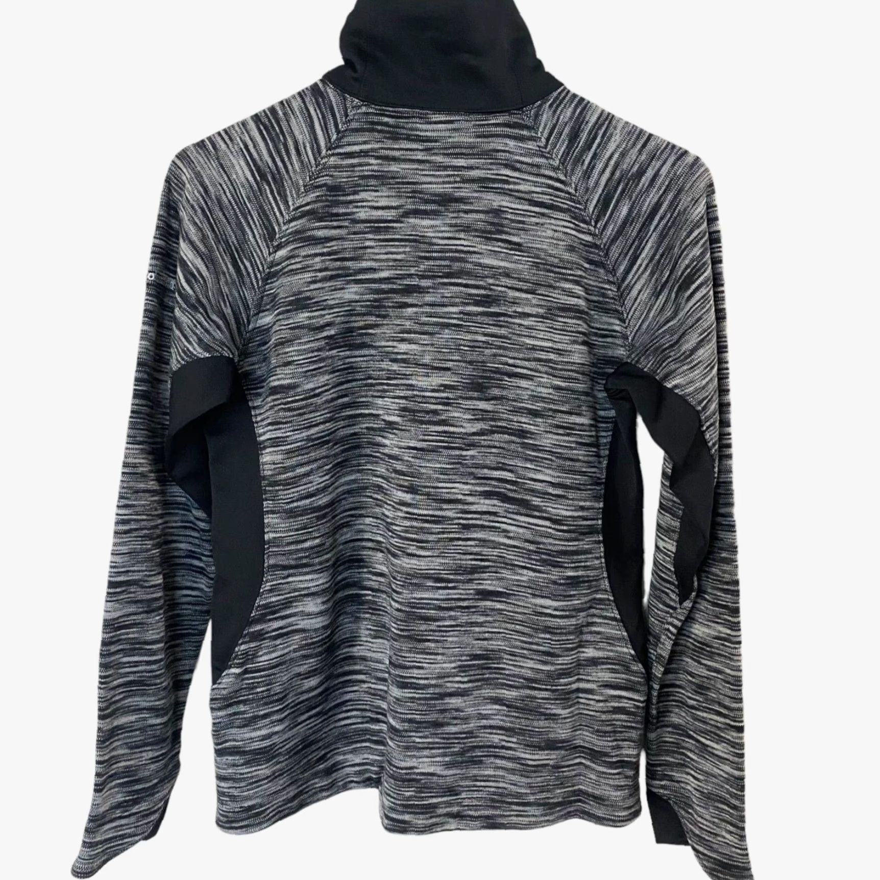 Vintage Columbia Optic Got It II 1/2 Zip Pullover Womens Medium Gray Mock Neck Pullover Activewear Casual Jacket Size M / US 6-8 / IT 42-44 - 3 Thumbnail
