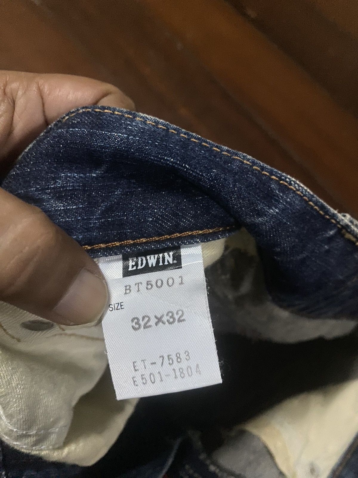 Edwin × Jean FIRE 🔥 Edwin 503 FLARE JEANS THUNDER BOOT CUT WIDE LEG Size US 36 / EU 52 - 21 Thumbnail