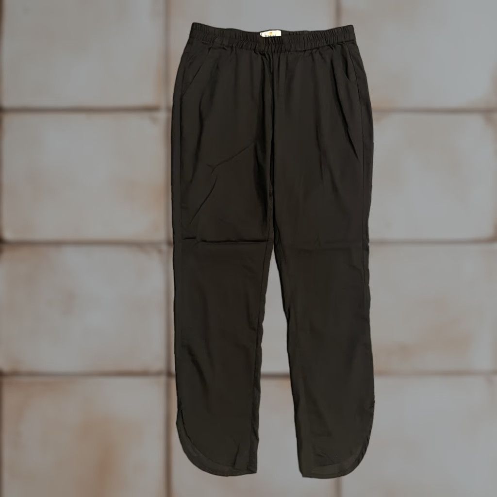 Marine Layer Marine Layer Pants Womens Small Black Elastic Waist Pull On Tapered Size 28" / US 6 / IT 42 - 1 Thumbnail