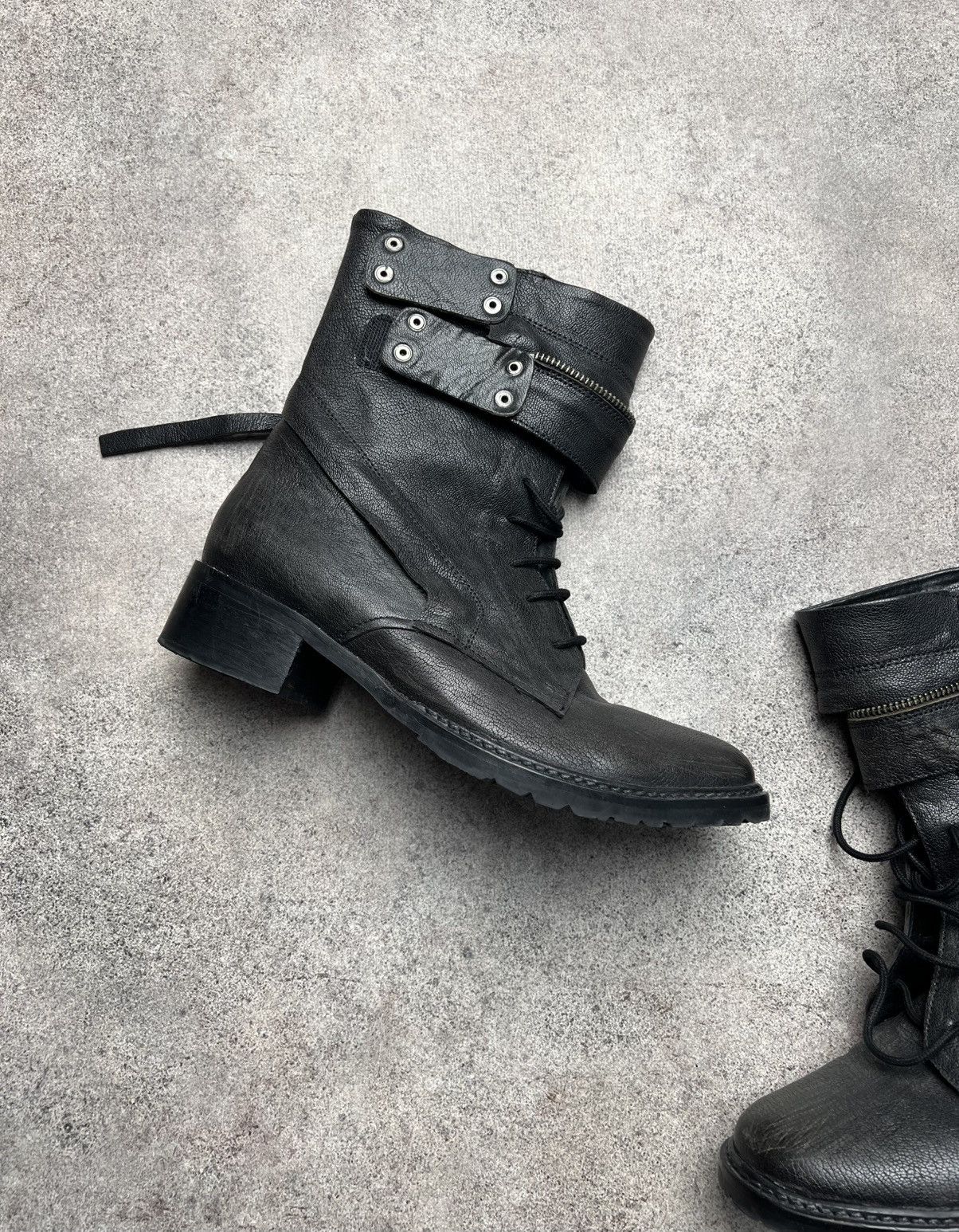 Japanese Brand × Vintage Vintage tornado zip boots Size US 8 / IT 38 - 5 Thumbnail