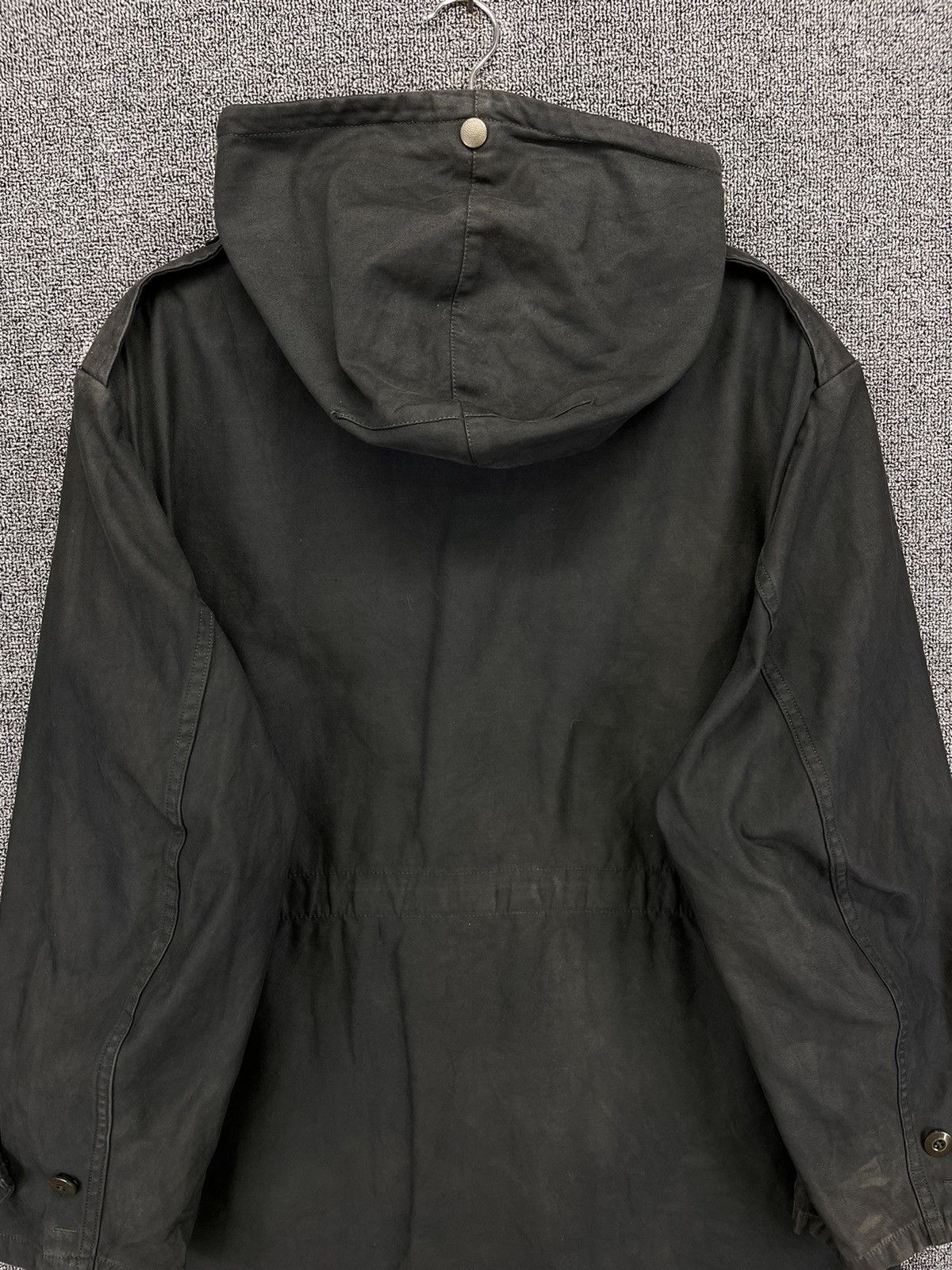 Vintage Vintage 90s Humme GMBH Military Army Hooded Jacket Size US L / EU 52-54 / 3 - 18 Thumbnail