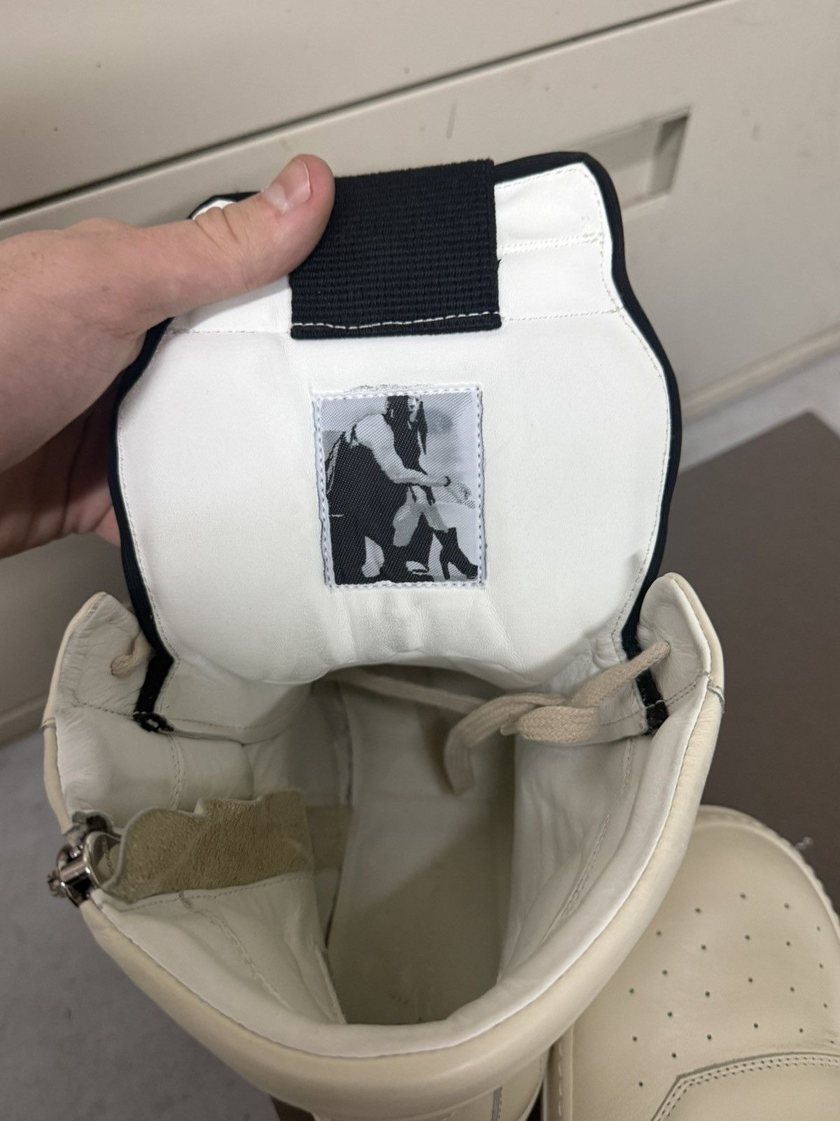 Rick Owens Rick Owens Milk White Geo Basket Size US 8 / EU 41 - 6 Thumbnail