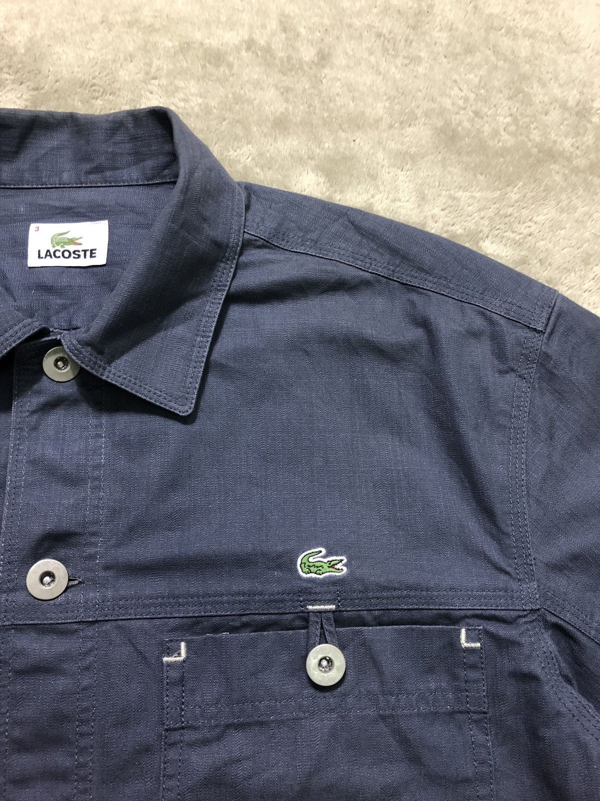 Lacoste × Vintage Vintage Lacoste Workwear Chore Jacket Size US L / EU 52-54 / 3 - 5 Thumbnail
