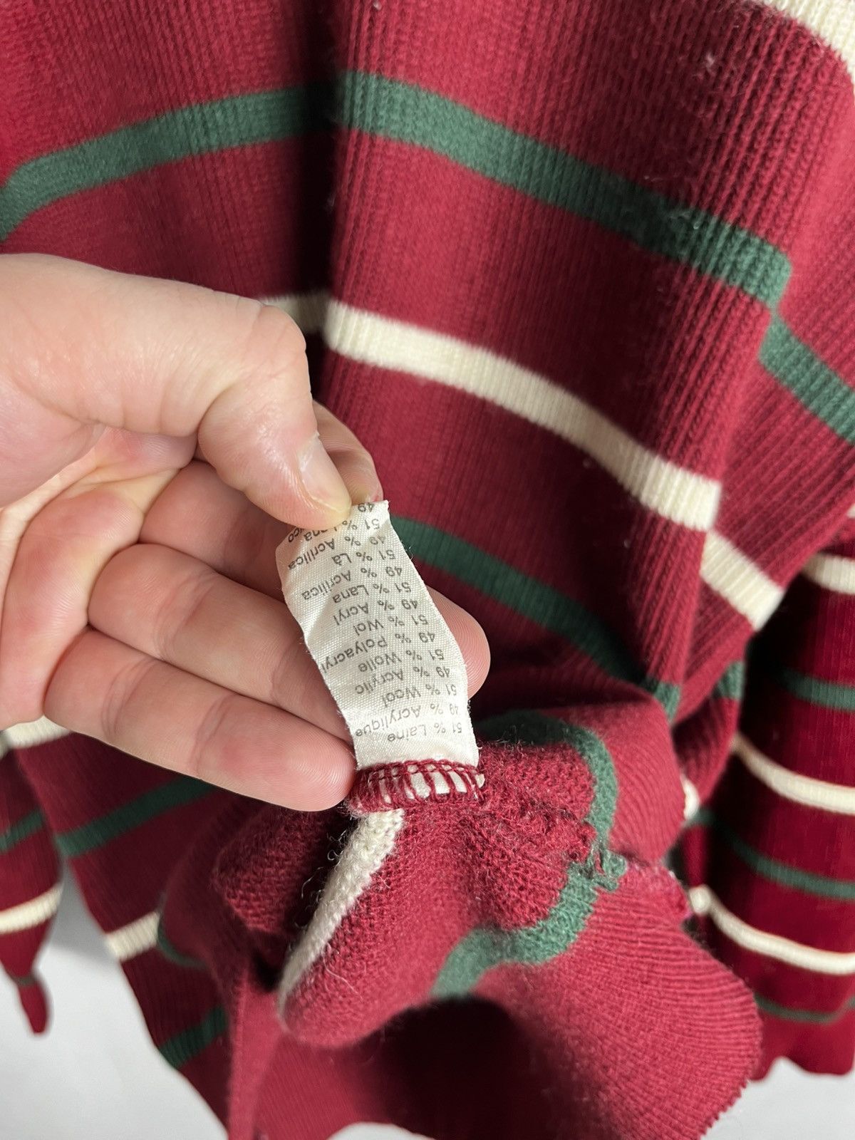 Lacoste Lacoste knit sweater vintage 90s made france 🇫🇷 Size US XL / EU 56 / 4 - 8 Thumbnail