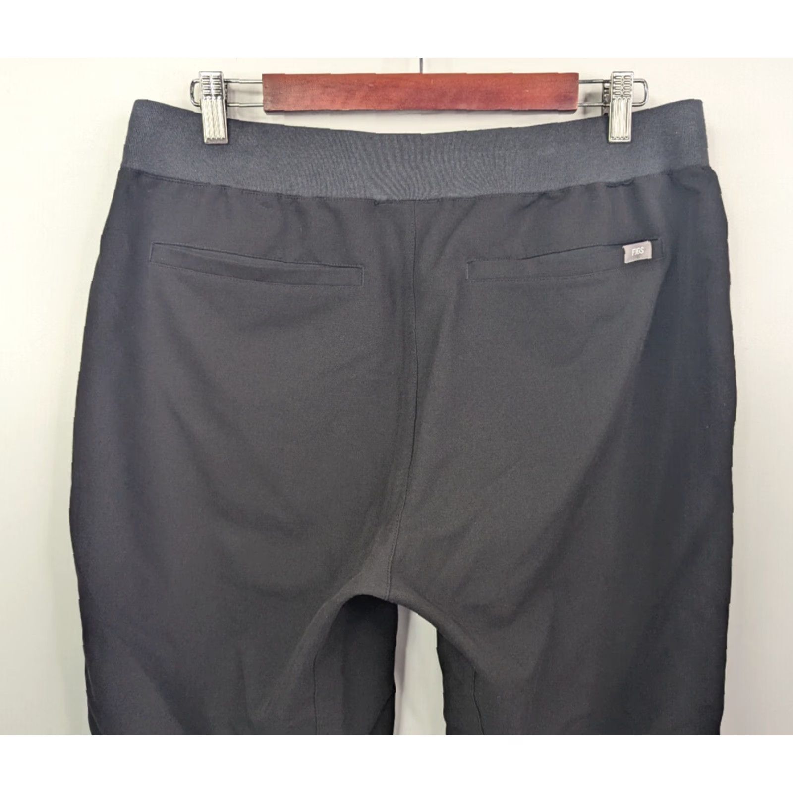 Vintage Figs Venice Jogger Pants Women L Black Drawstring Nurse Medical New title: Size 36" / US 14 / IT 50 - 4 Thumbnail