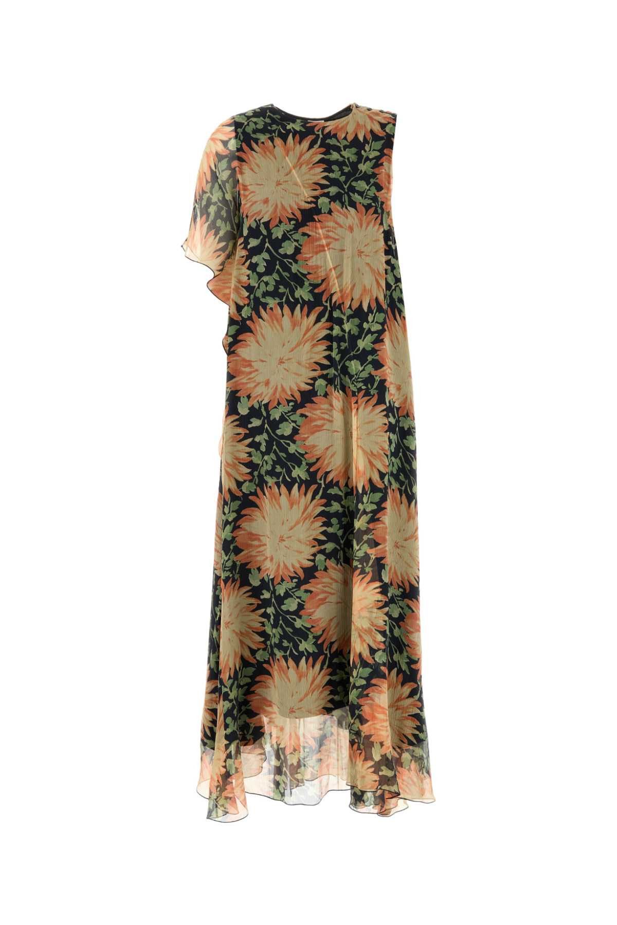 Loewe Printed Silk Dress Size M / US 6-8 / IT 42-44 - 1 Thumbnail