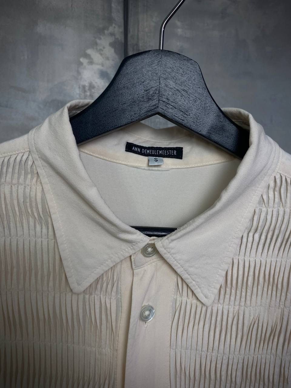 Ann Demeulemeester Thin pleated shirt M Size 48R - 9 Thumbnail