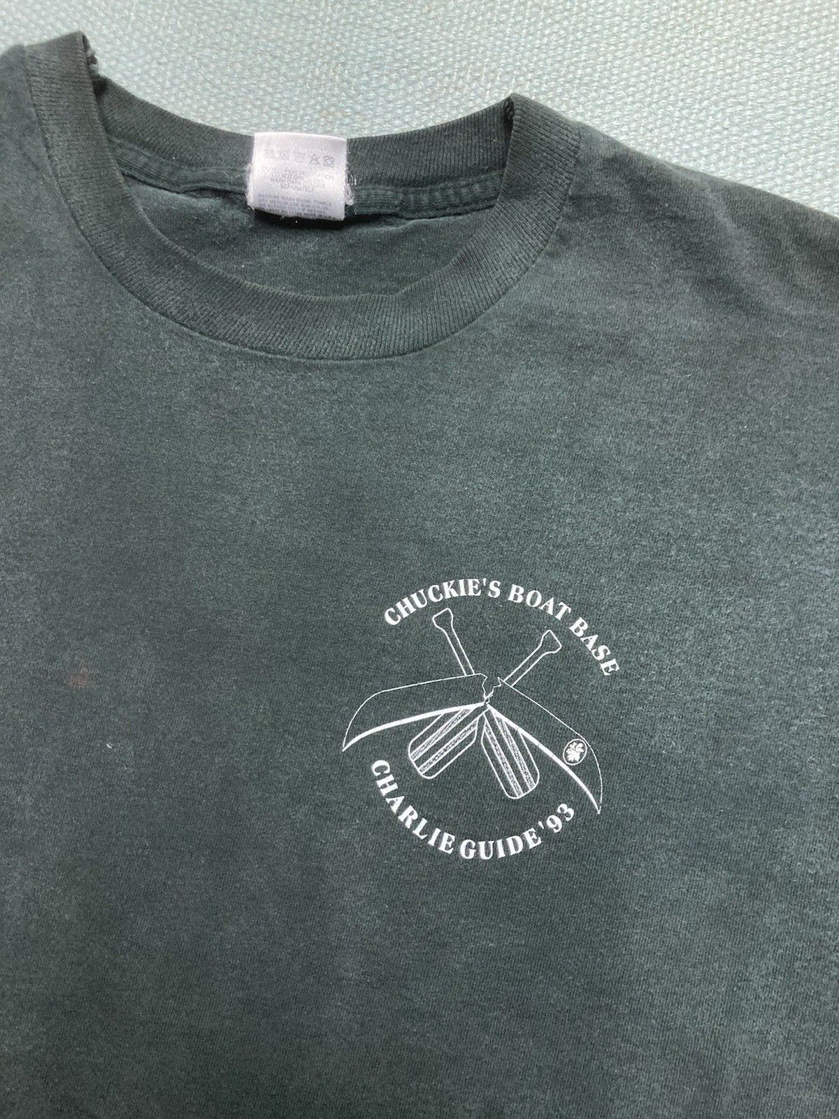 Fruit Of The Loom × Vintage graphic tshirt chuckies boat base Charlie guide funny BSA XL Size US XL / EU 56 / 4 - 4 Thumbnail