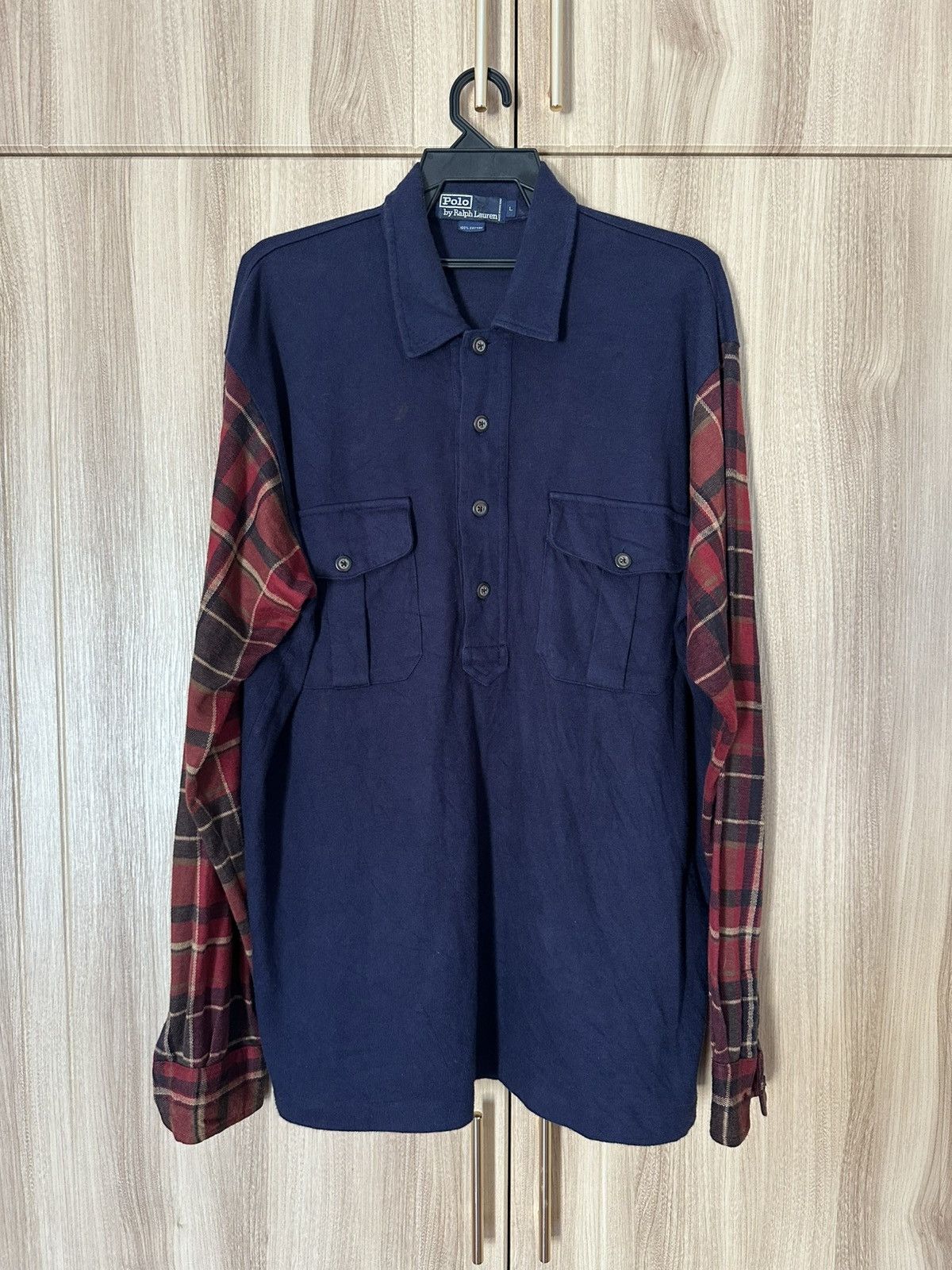 Polo Ralph Lauren × Ralph Lauren Sport × Vintage Vintage Ralph Lauren Sportsman Pullover Polo Shirt Size US L / EU 52-54 / 3 - 1 Thumbnail