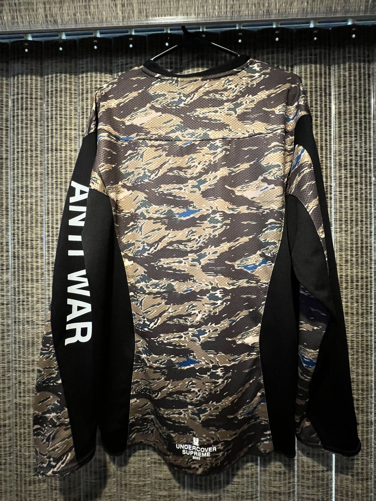Supreme × Undercover Supreme .X. Undercover anti you moto jersey Size US L / EU 52-54 / 3 - 4 Thumbnail