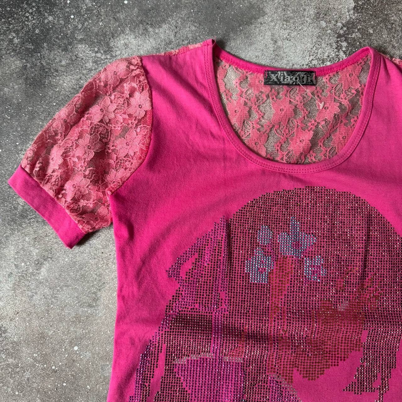 Hysteric Glamour × Japanese Brand × Vintage Japanese Vintage Samurai Rhinestones Mesh T-Shirt Size M / US 6-8 / IT 42-44 - 3 Thumbnail