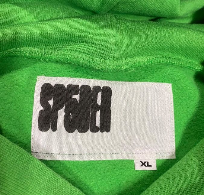 Sp5der Sp5der Punk V2 Rhinestone Hoodie Slime Green (XL) Size US XL / EU 56 / 4 - 6 Thumbnail