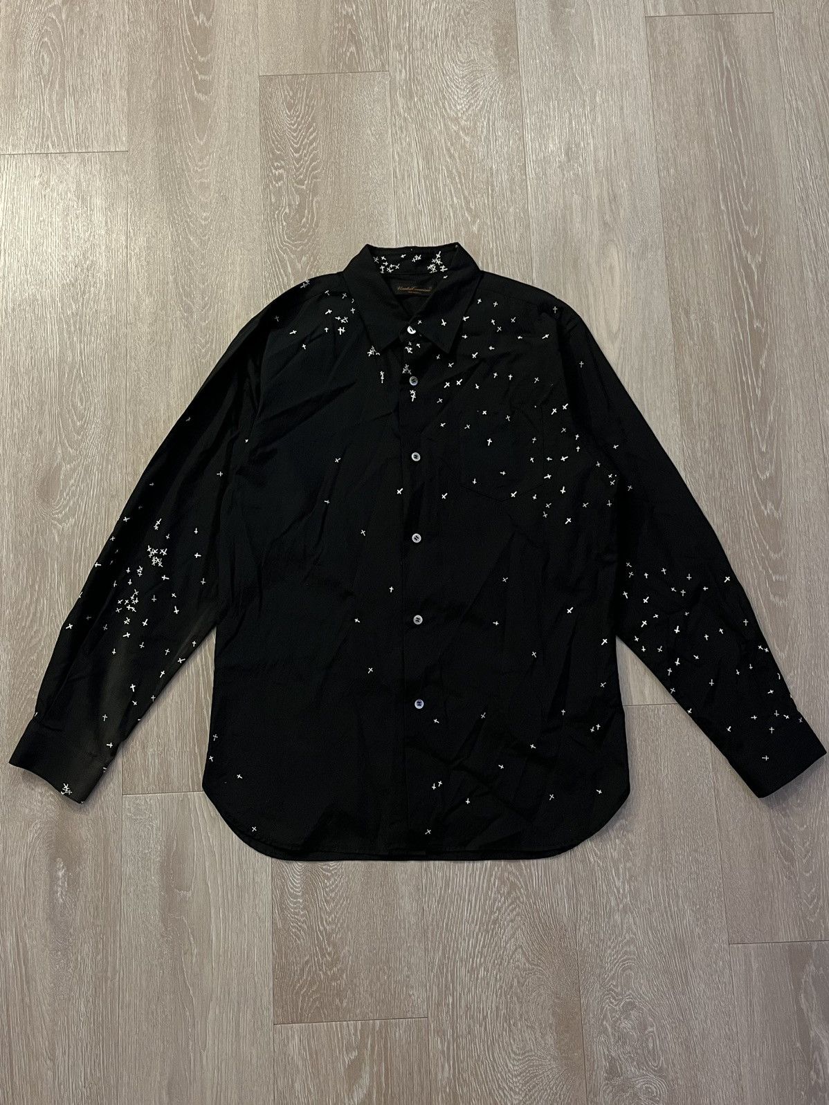 Undercover AW02 Witches Cell Division Cross Button Up Shirt Size US M / EU 48-50 / 2 - 2 Thumbnail
