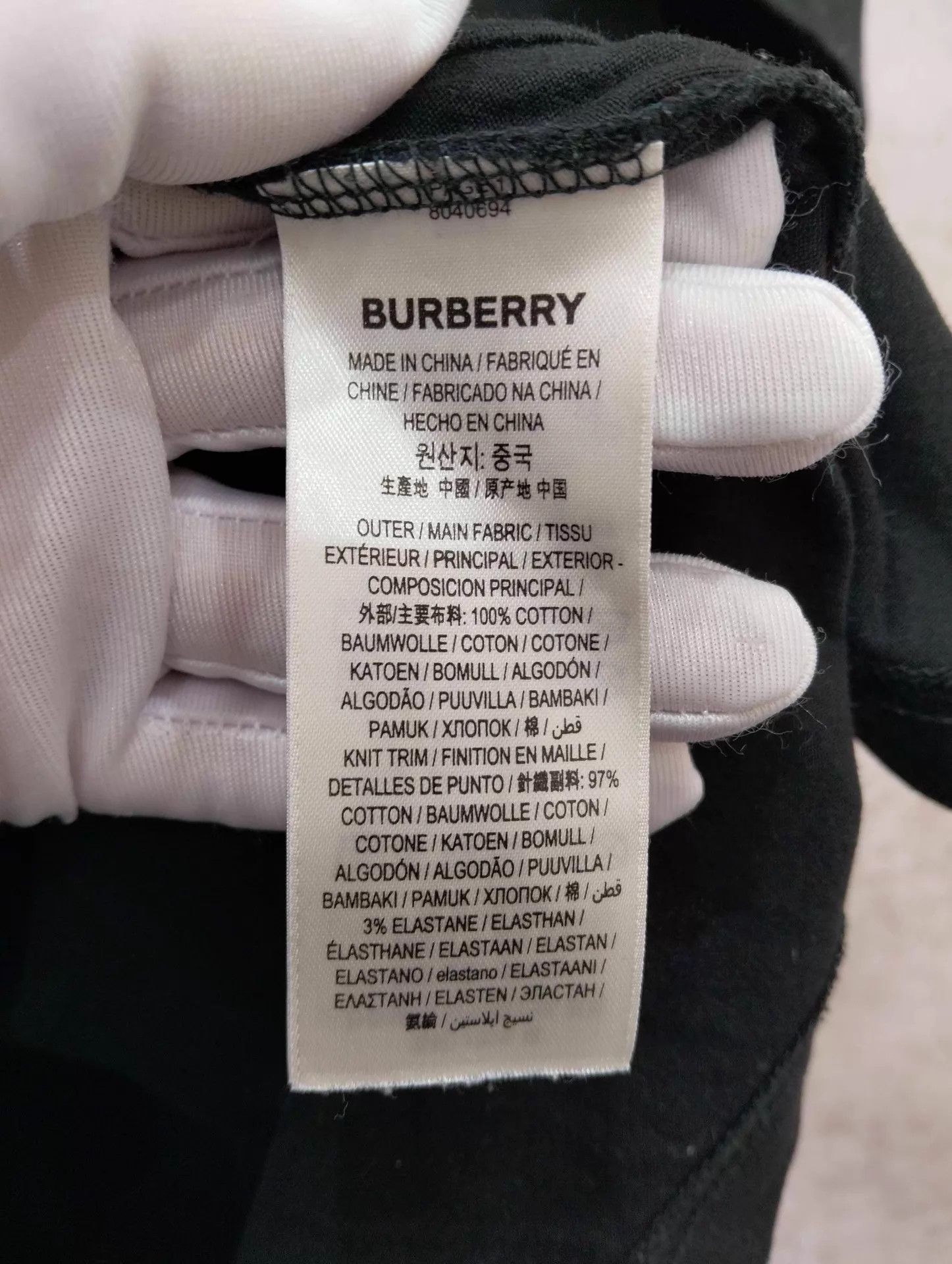 Burberry Burberry Logo Print Crewneck T-Shirt M Size US M / EU 48-50 / 2 - 6 Thumbnail