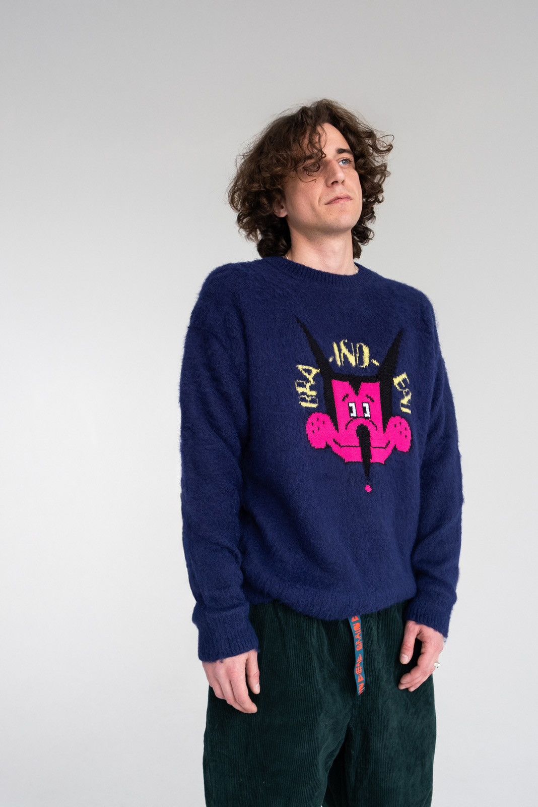 Brain Dead Brain Dead Whiskers Sweater Size US L / EU 52-54 / 3 - 1 Thumbnail