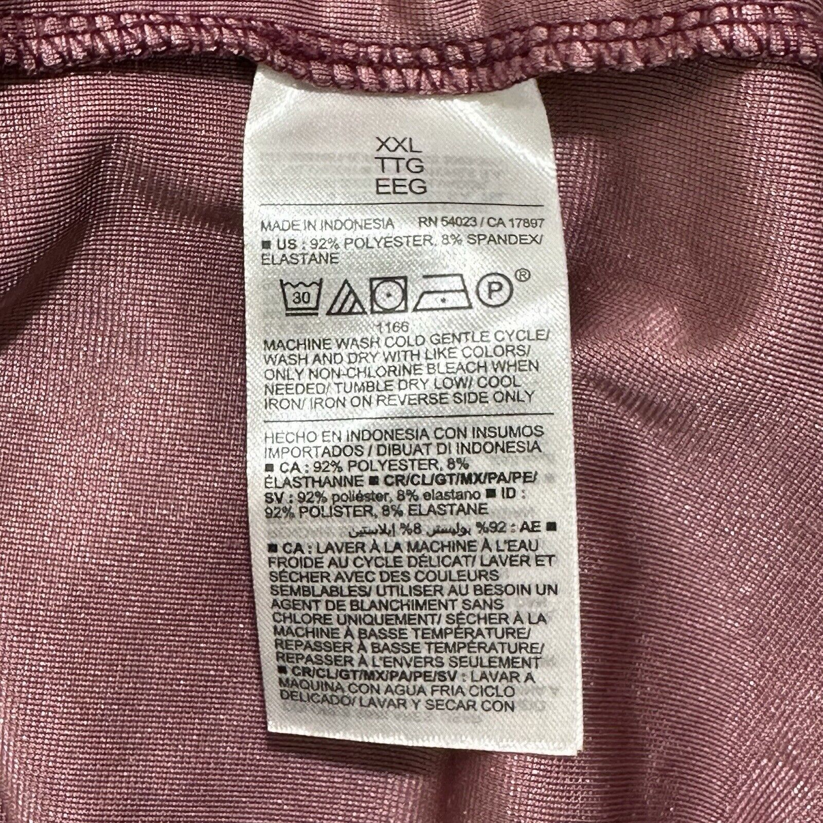 Old Navy Old Navy XXL Pink Velour Square Neck Long Sleeve Bodysuit Size XXL / US 16-18 / IT 52-54 - 4 Thumbnail