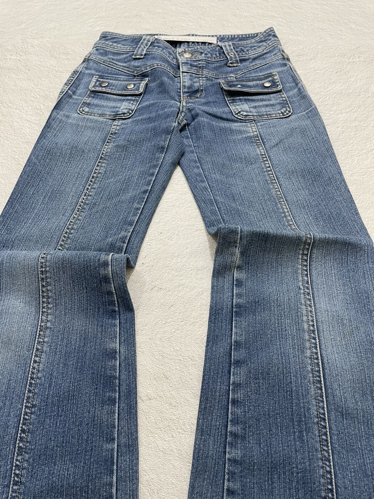 Hysteric Glamour 2000s Flare Denim Washed Bootcut Y2K Size 26" / US 2 / IT 38 - 3 Thumbnail