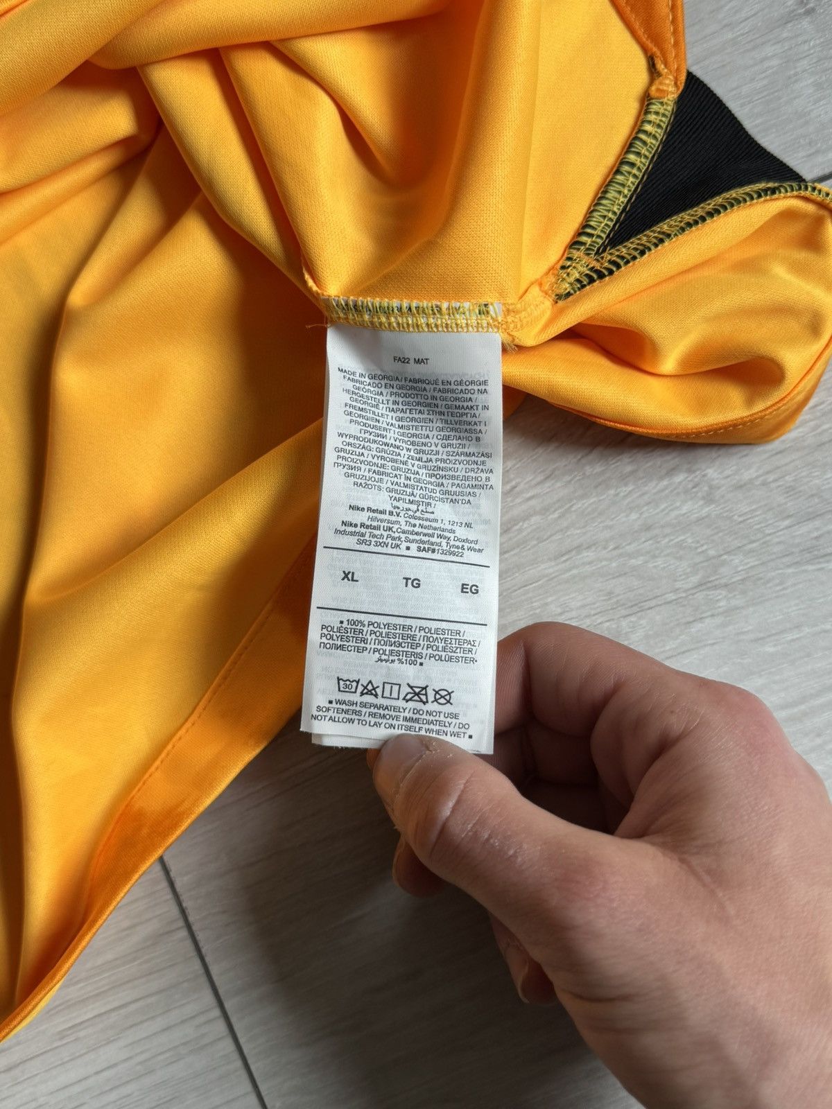 Nike Nike Nederland Blockcore Soccer Jersey Size US XL / EU 56 / 4 - 11 Thumbnail