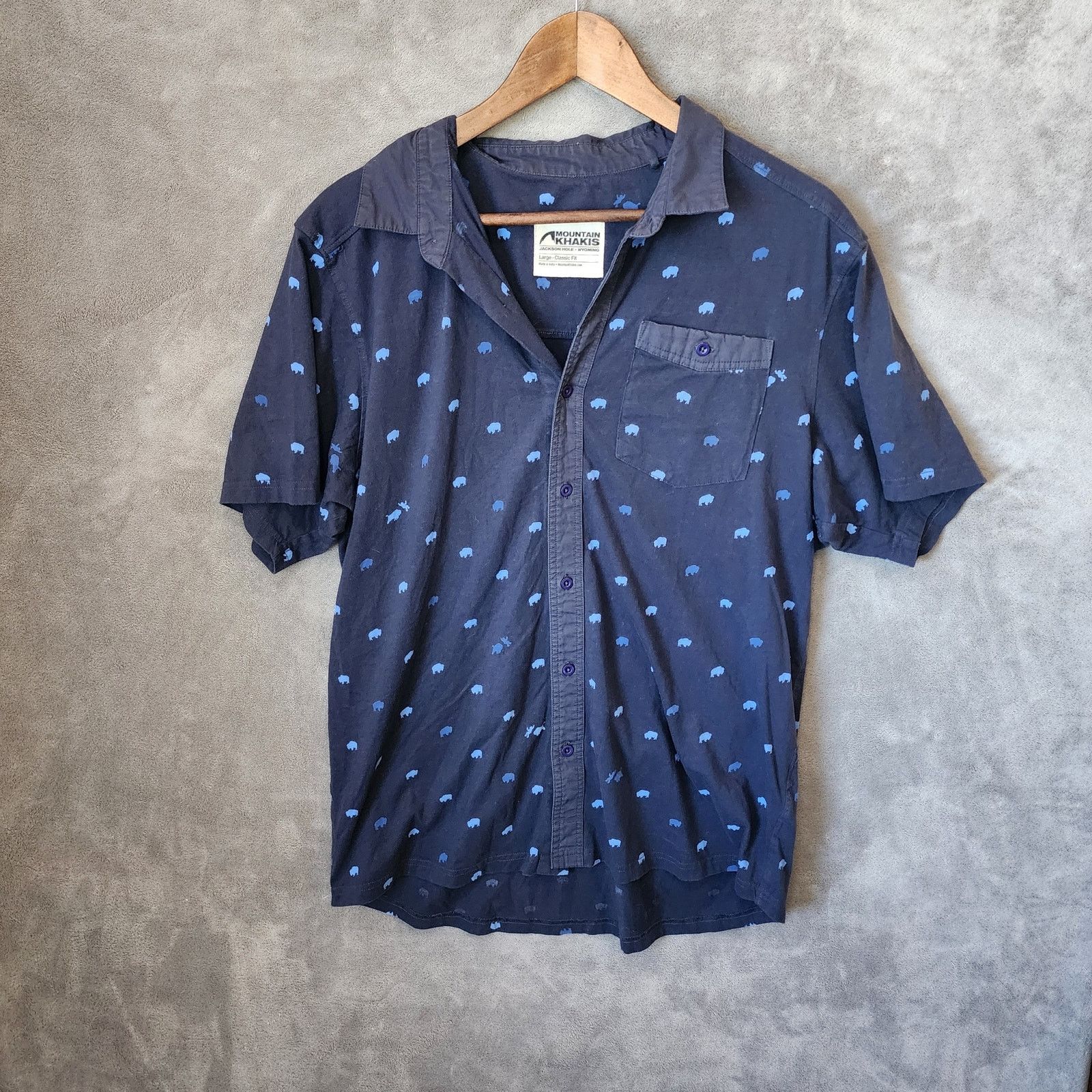 Mountain Khakis Mountain Khakis Large Buffalo Print Shirt Size US L / EU 52-54 / 3 - 1 Thumbnail