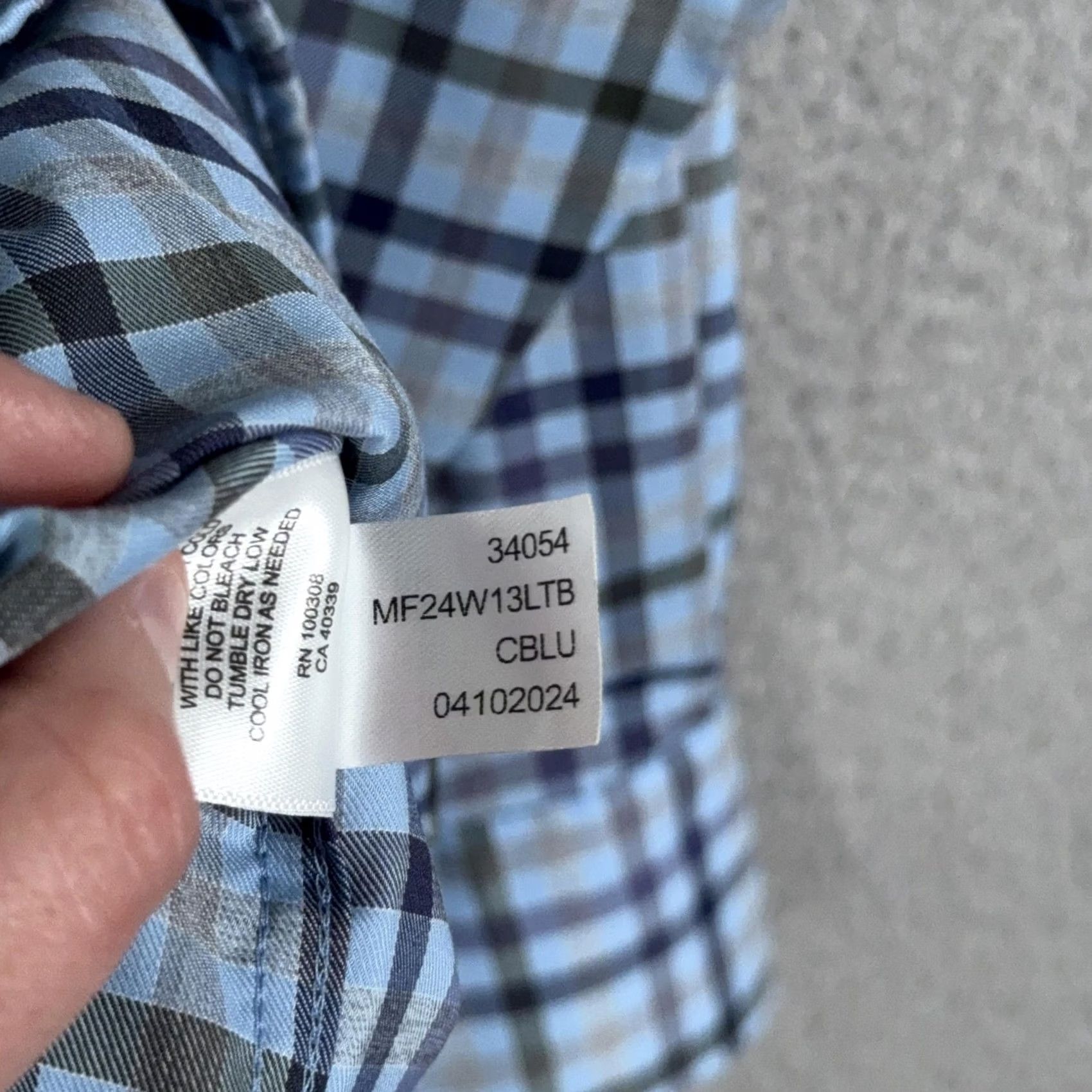Peter Millar Peter Millar Shirt Men XXL Blue Chambly Crown Lite Stretch Plaid Sport Button up Size US XXL / EU 58 / 5 - 7 Thumbnail