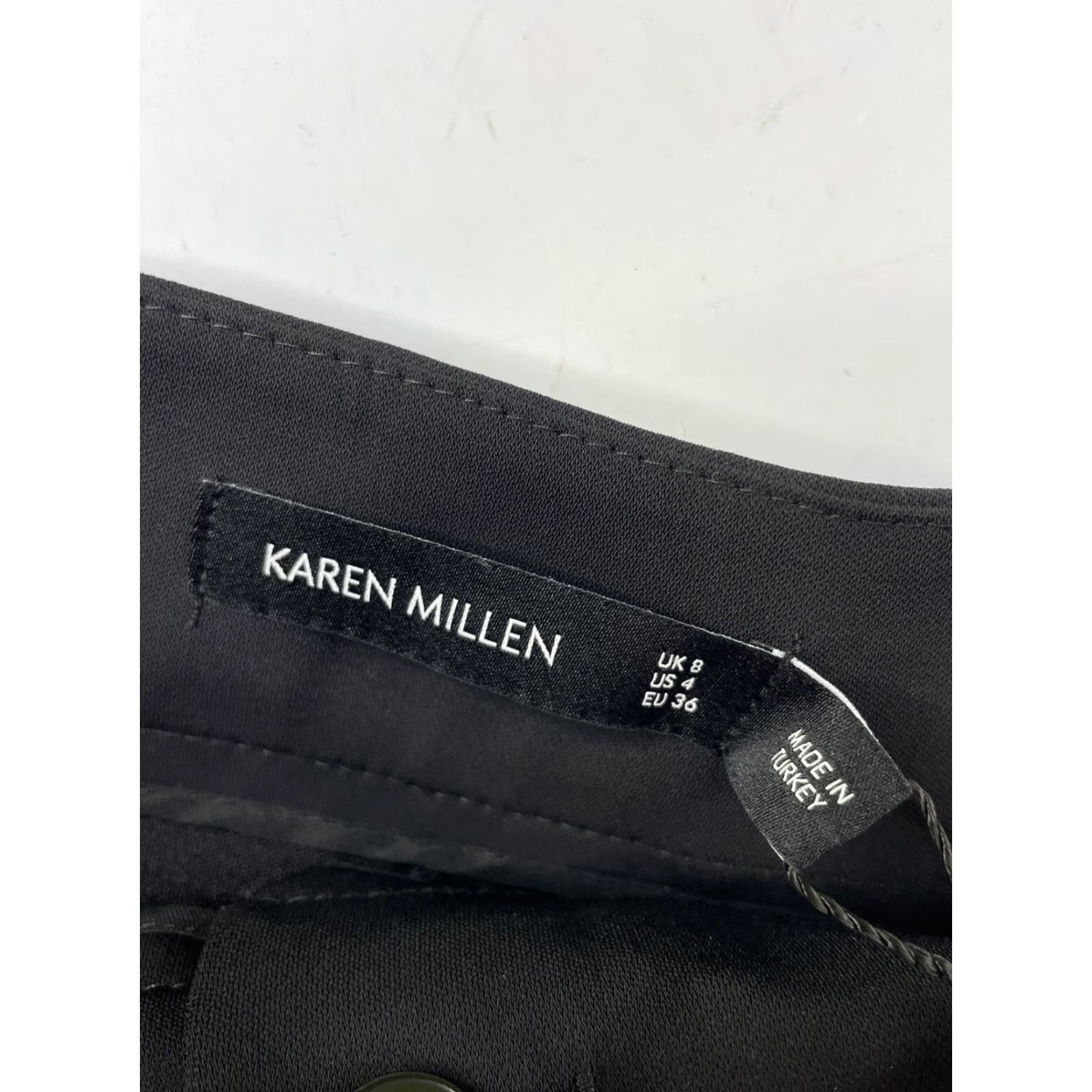 Karen Millen Karen Millen Pants Dress Bootcut Women Black NWT Size 8 Regular Inseam 25 Size 30" / US 8 / IT 44 - 7 Thumbnail