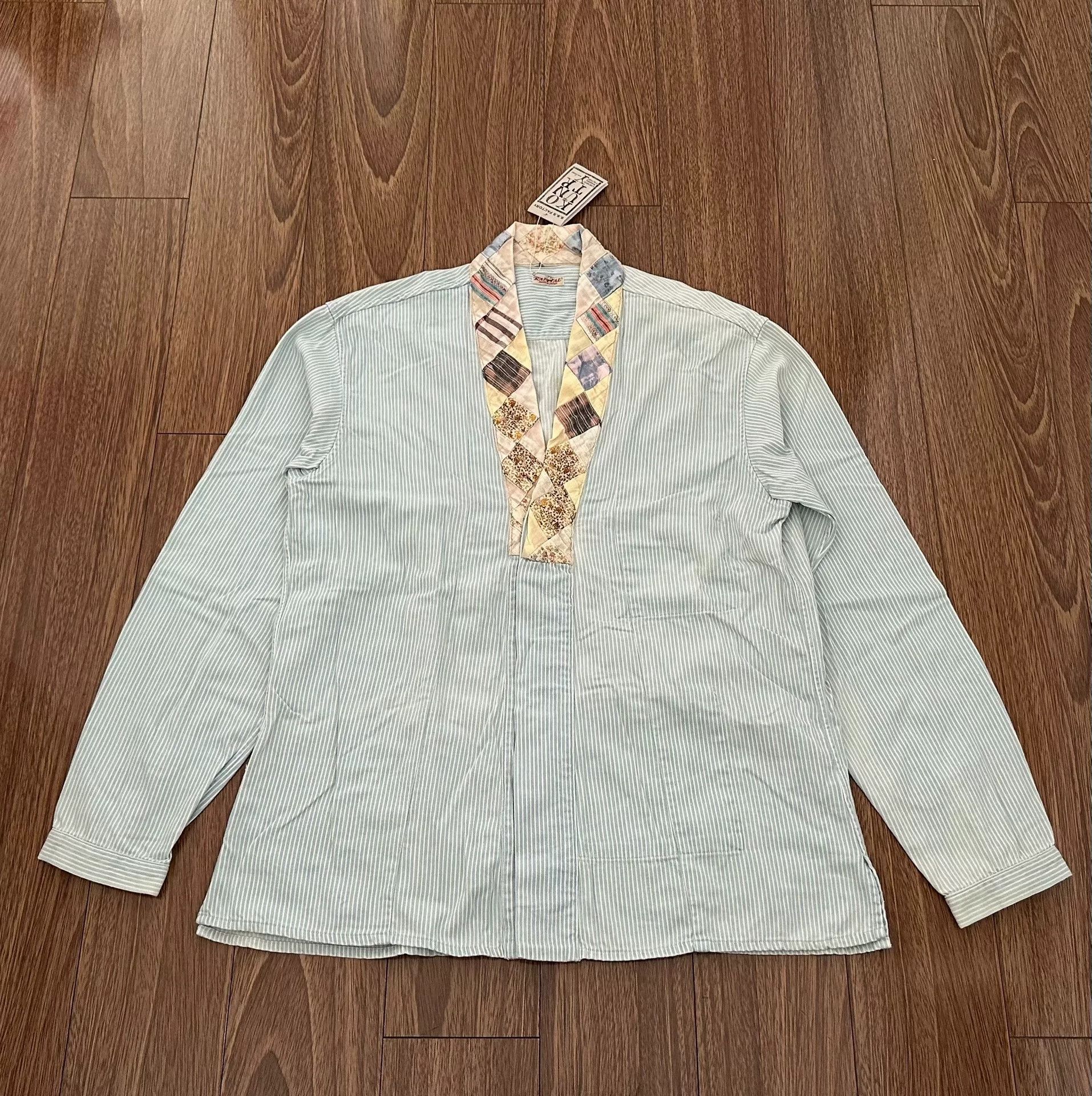 Kapital Kountry KAPITAL KOUNTRY VINTAGE LHAMO STRIPE SHIRT Size US XL / EU 56 / 4 - 1 Thumbnail