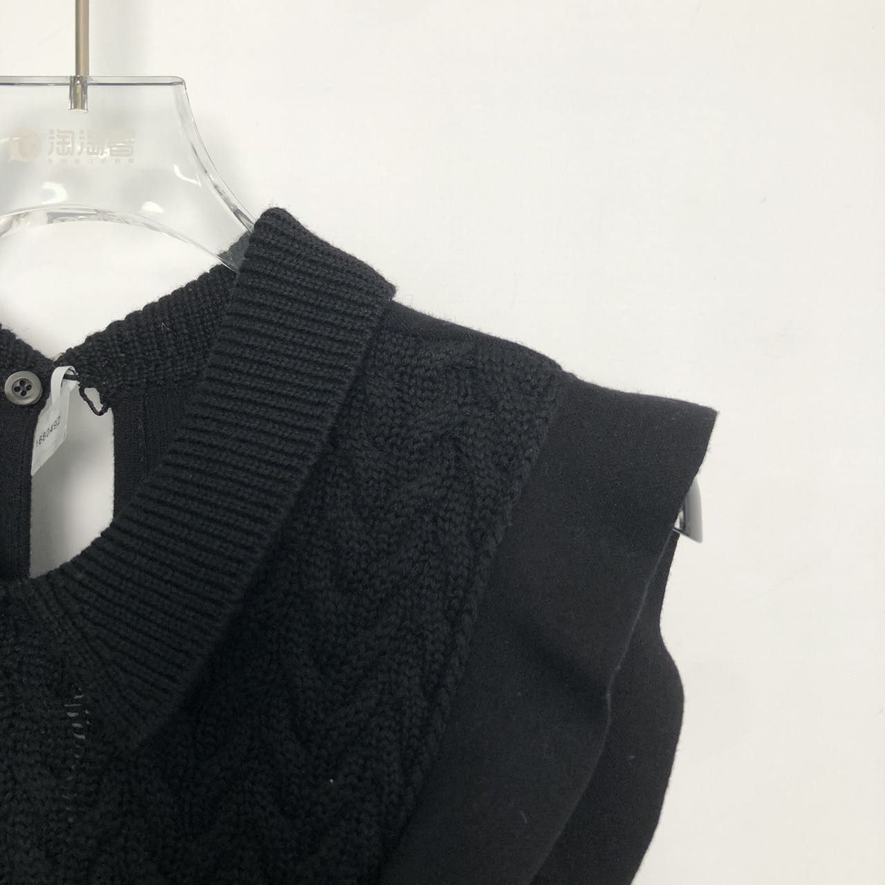 Prada Prada Black Sleeveless Knit Dress K26WX Size XS / US 0-2 / IT 36-38 - 3 Thumbnail