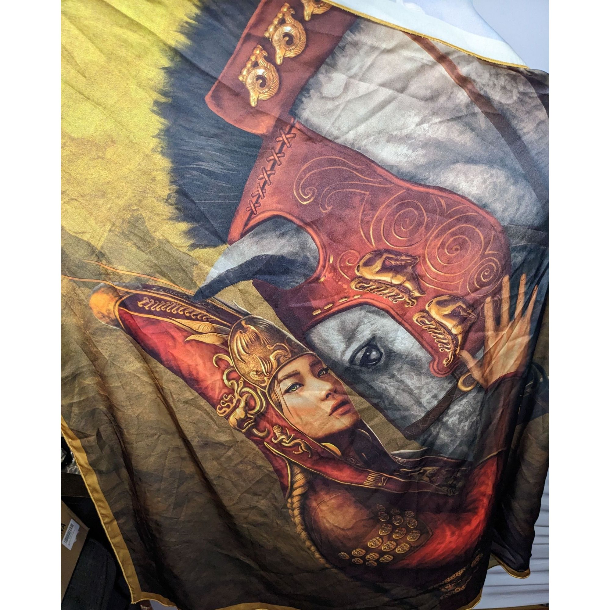 Other Art History Horse And Rider Printed Scarf Size ONE SIZE - 5 Thumbnail
