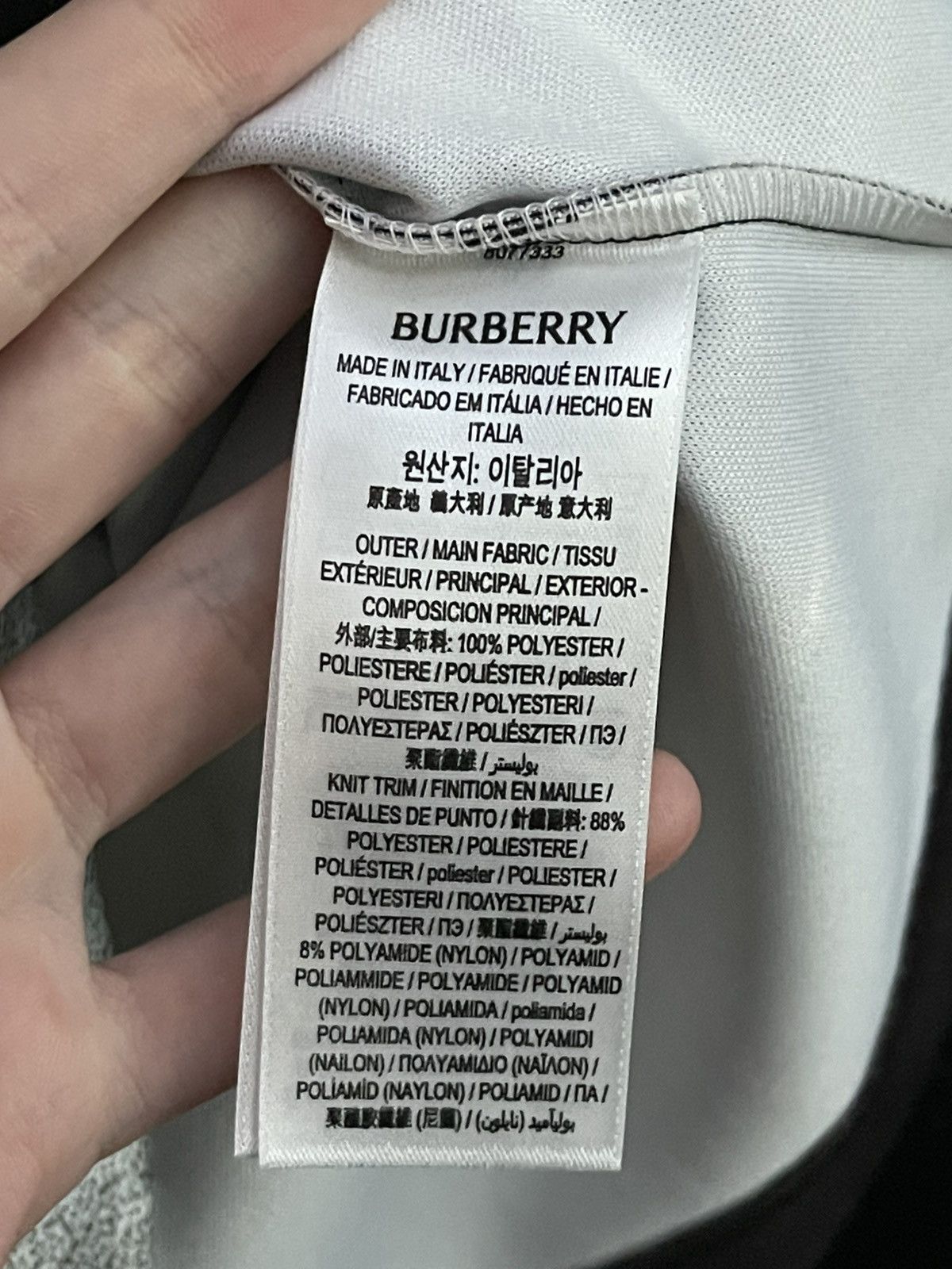 Burberry 🦢Burberry Swan Jersey Size US M / EU 48-50 / 2 - 4 Thumbnail