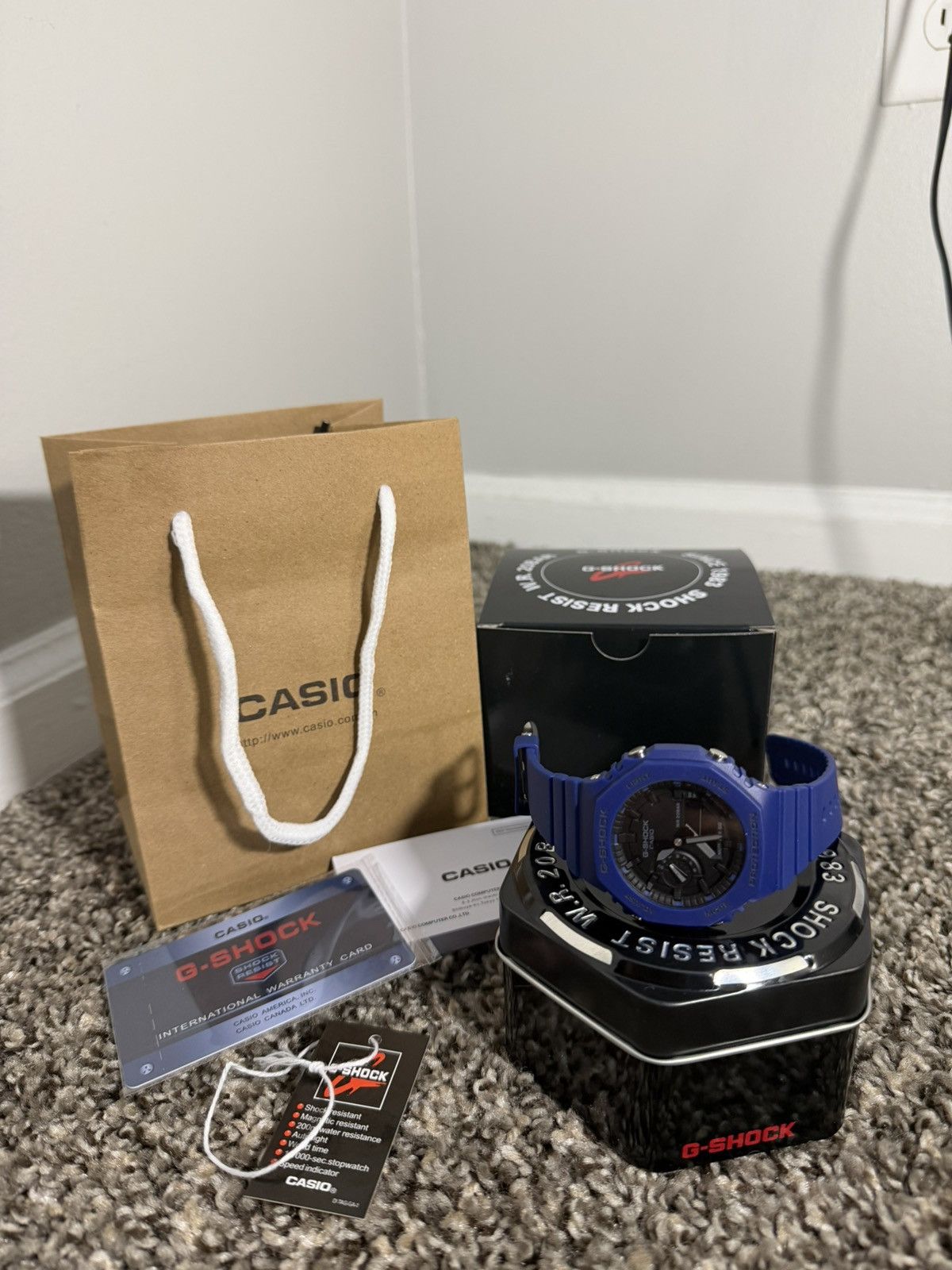 G Shock Blue G-Shock Size ONE SIZE - 1 Thumbnail