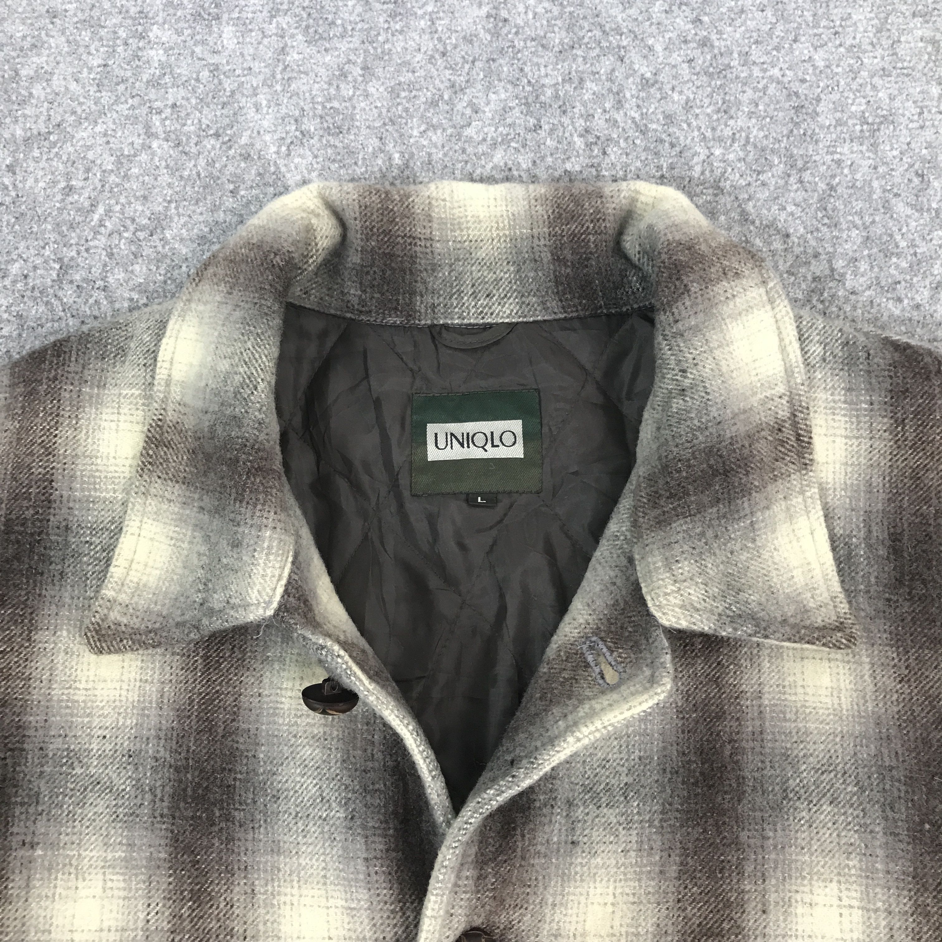 Japanese Brand × Uniqlo Uniqlo Japan Wool Button Jacket Size US L / EU 52-54 / 3 - 8 Thumbnail