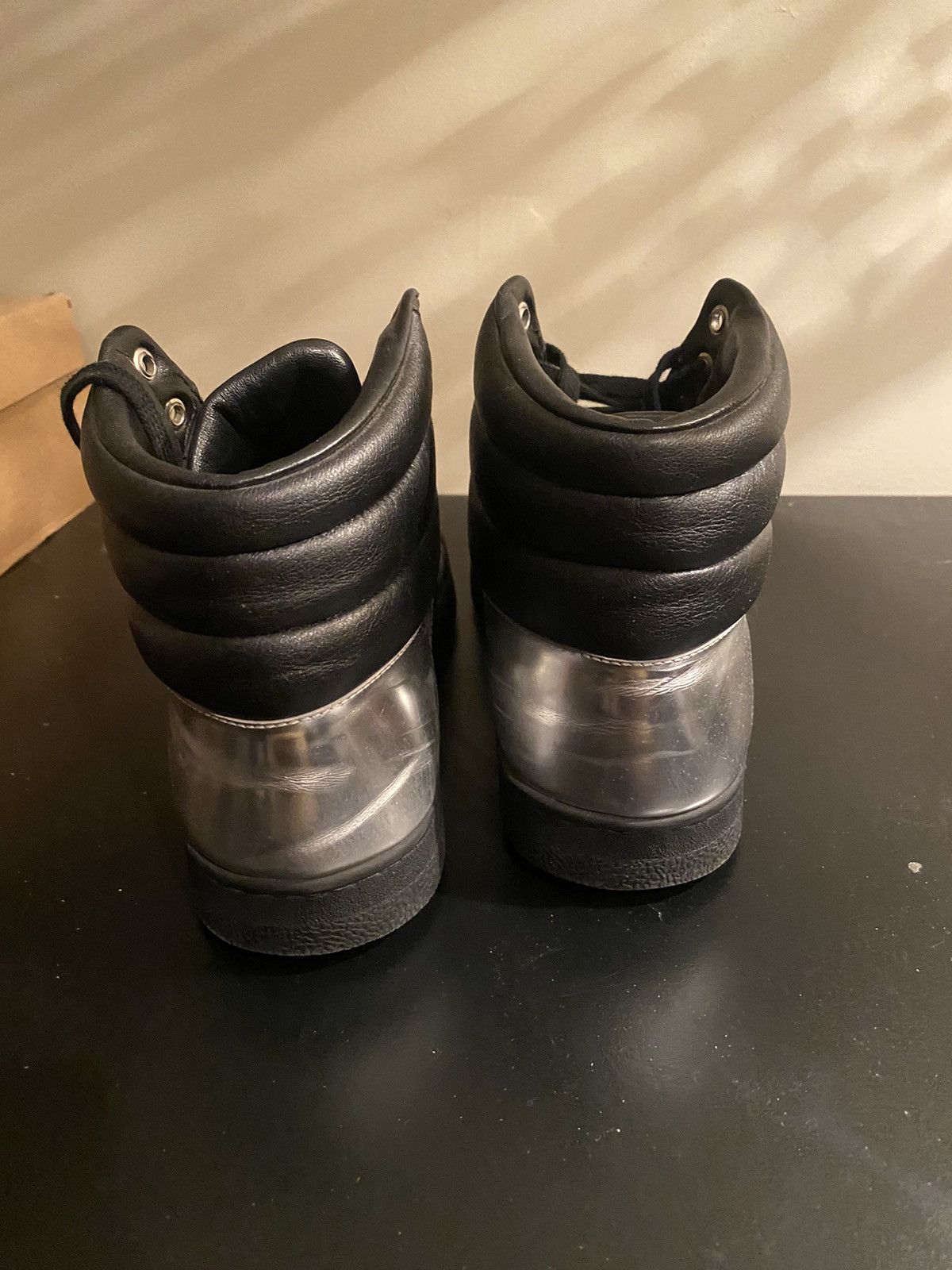 Gucci Gucci padded leather high tops Size US 10 / EU 43 - 4 Thumbnail