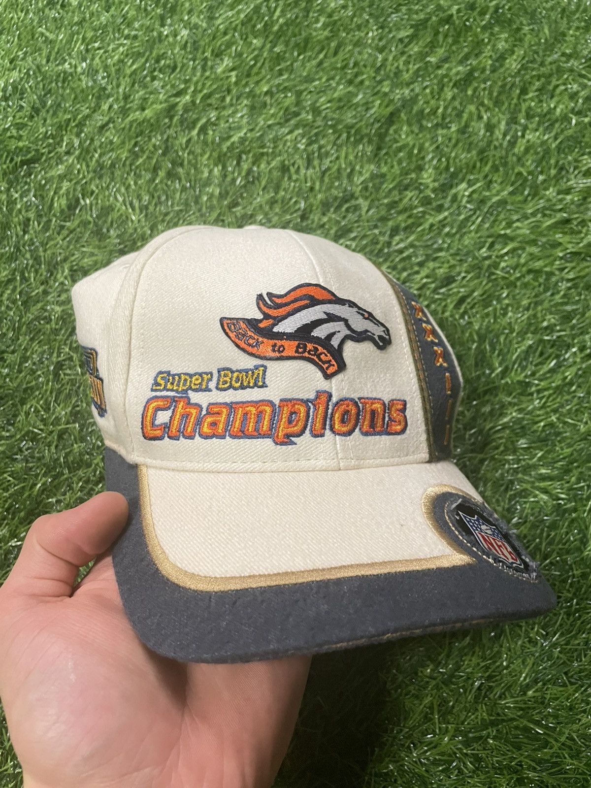 NFL × Vintage Vintage NFL Denver Broncos Super Bowl Logo Athletics Hat Size ONE SIZE - 1 Thumbnail