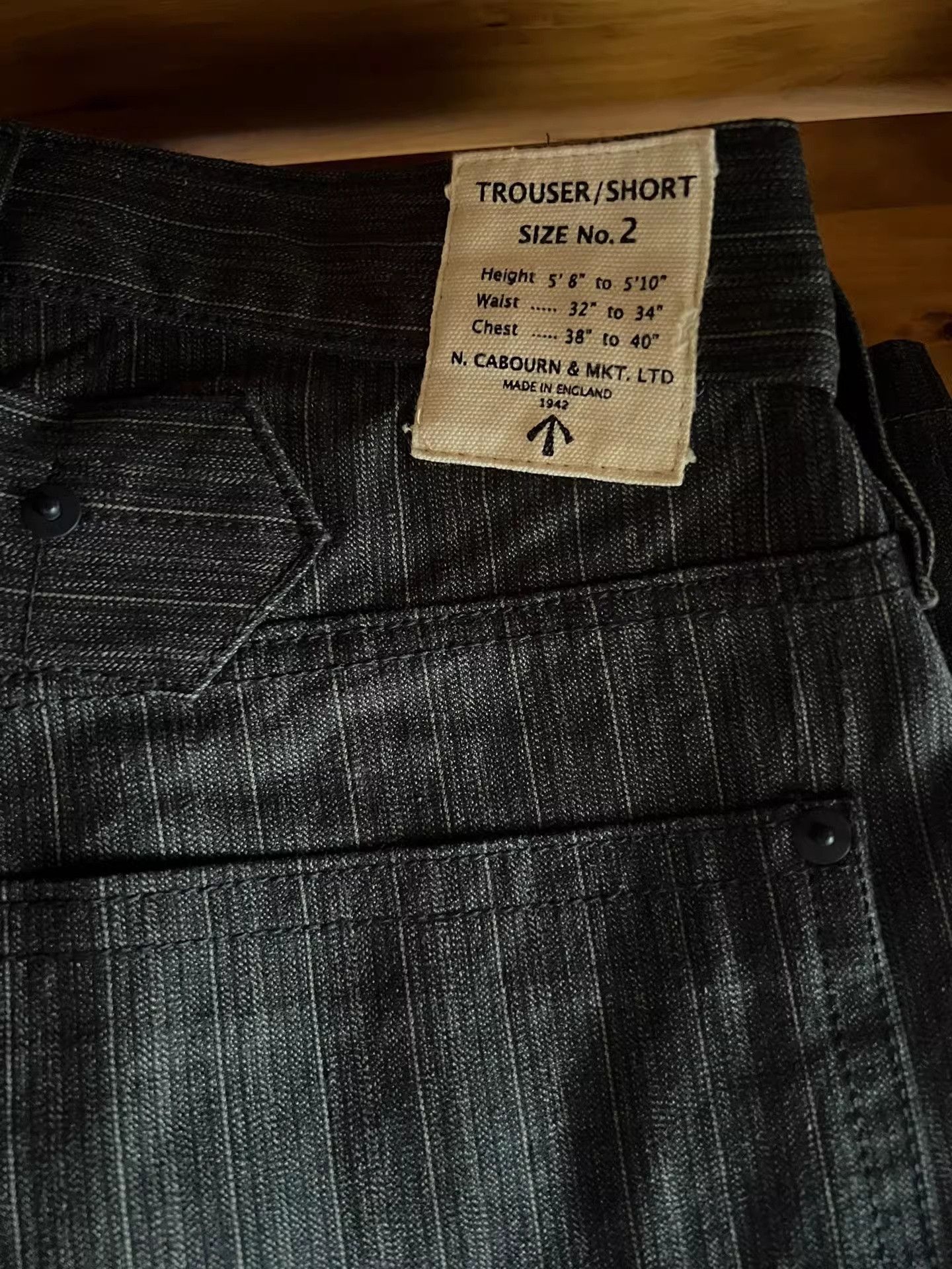 Nigel Cabourn Nigel Cabourn Suspender Stripe Tailored Pants Size US 32 / EU 48 - 9 Thumbnail