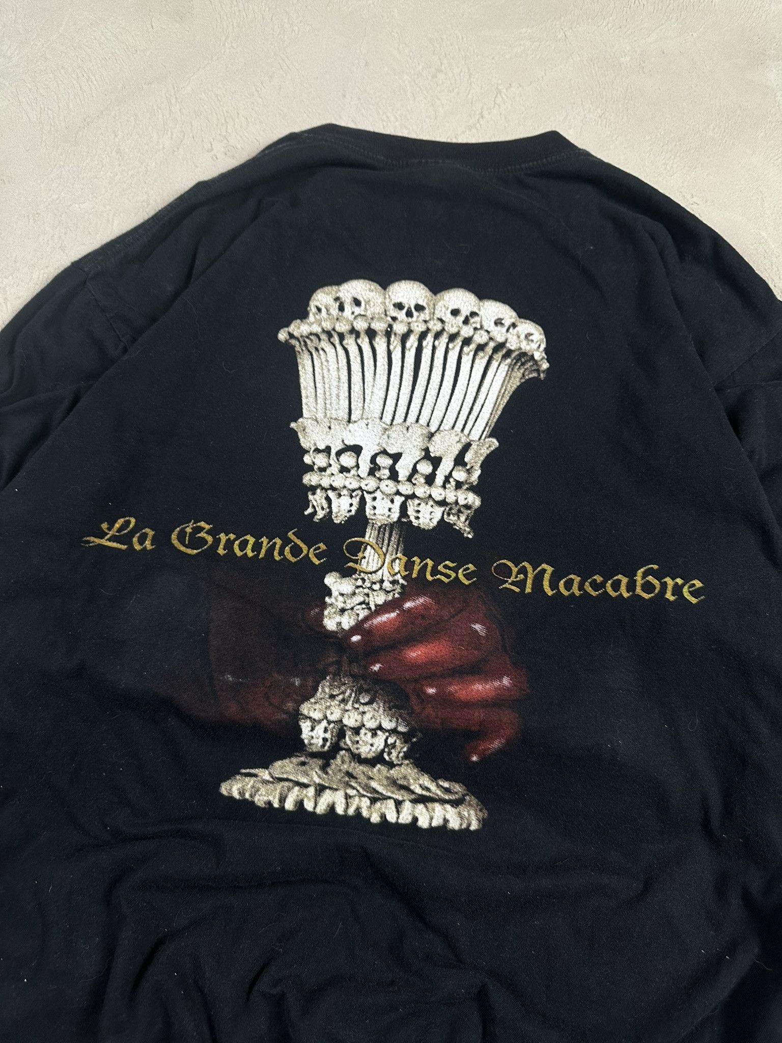 Band Tees Rare 2000s Marduk Danse Macabre Black Metal Longsleeve Size US XL / EU 56 / 4 - 15 Thumbnail