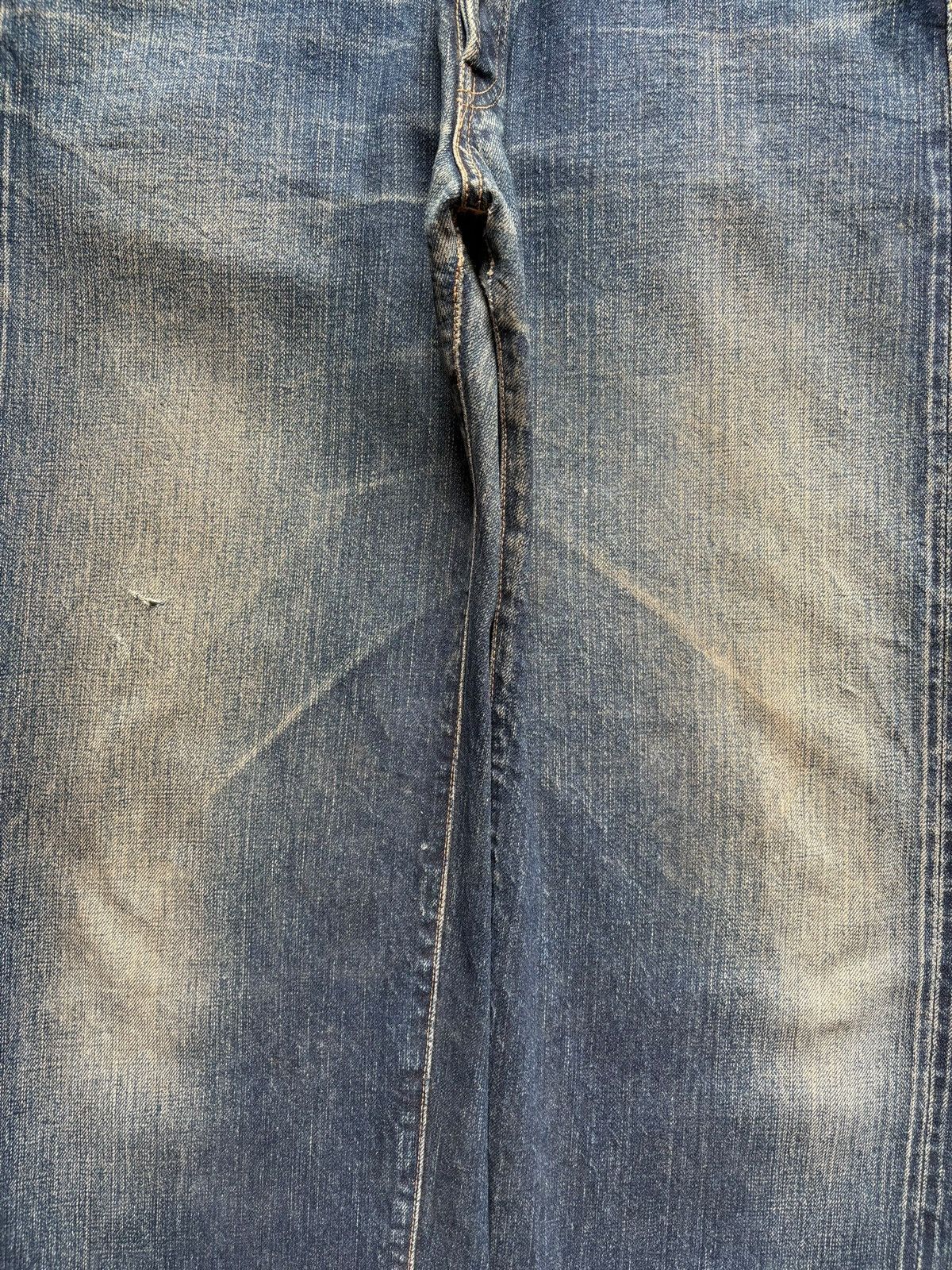 Japanese Brand Vintage Japan Brand Selvedge Rusty Mud Wash Baggy Jeans Size US 32 / EU 48 - 6 Thumbnail
