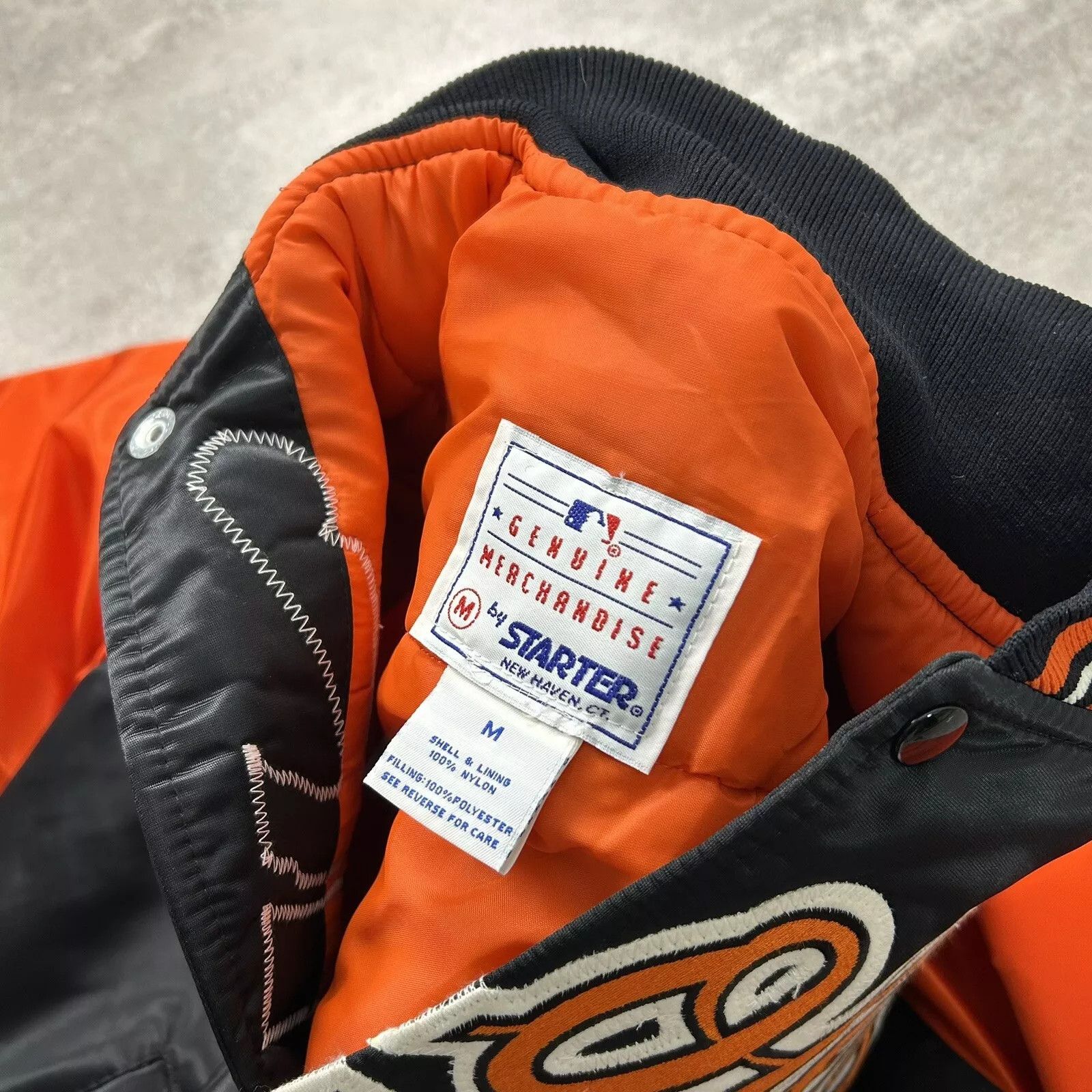 MLB × Starter × Vintage RARE DS MLB BALTIMORE ORIOLES CAL RIPKEN JR SATIN JACKET Size US M / EU 48-50 / 2 - 6 Thumbnail