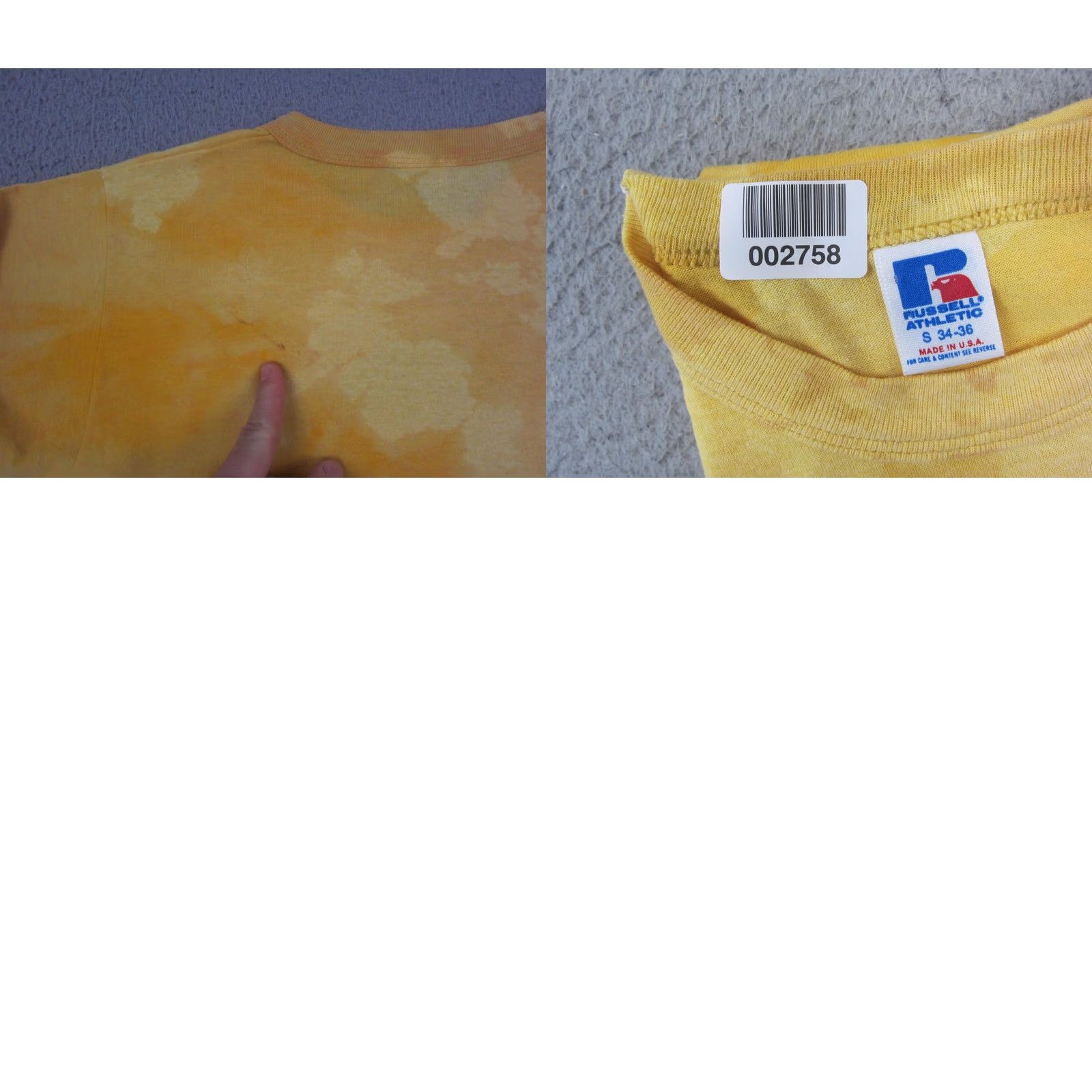 Russell Athletic VINTAGE Russell Athletic Shirt Mens S Yellow Indy 500 Co-Rookie of the Year USA Shirt Size US S / EU 44-46 / 1 - 9 Thumbnail
