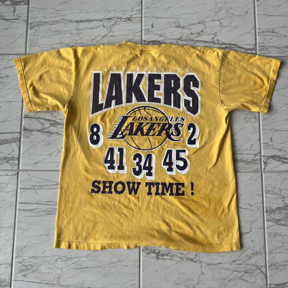NBA Vintage Lakers Tee Size US XL / EU 56 / 4 - 4 Thumbnail