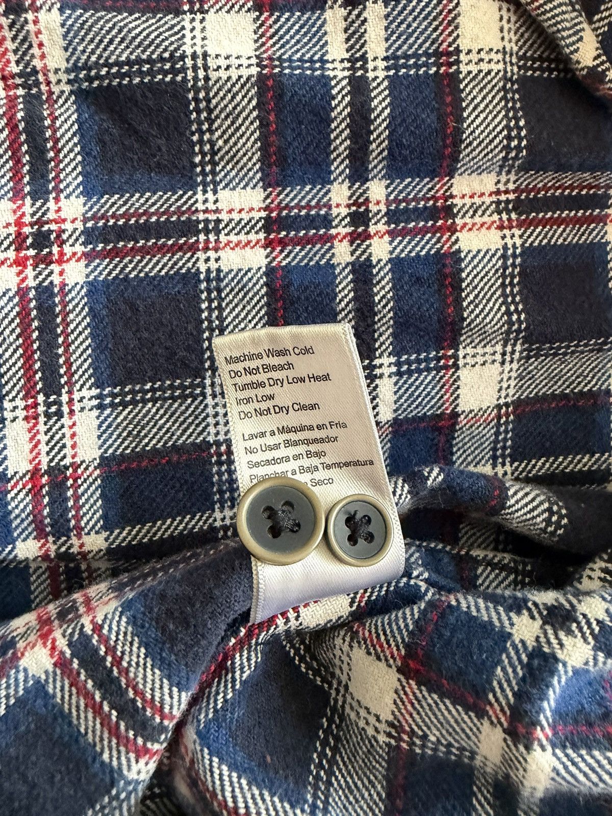 JACHS NY Jachs New York navy blue plaid button up shirt Size US L / EU 52-54 / 3 - 4 Thumbnail