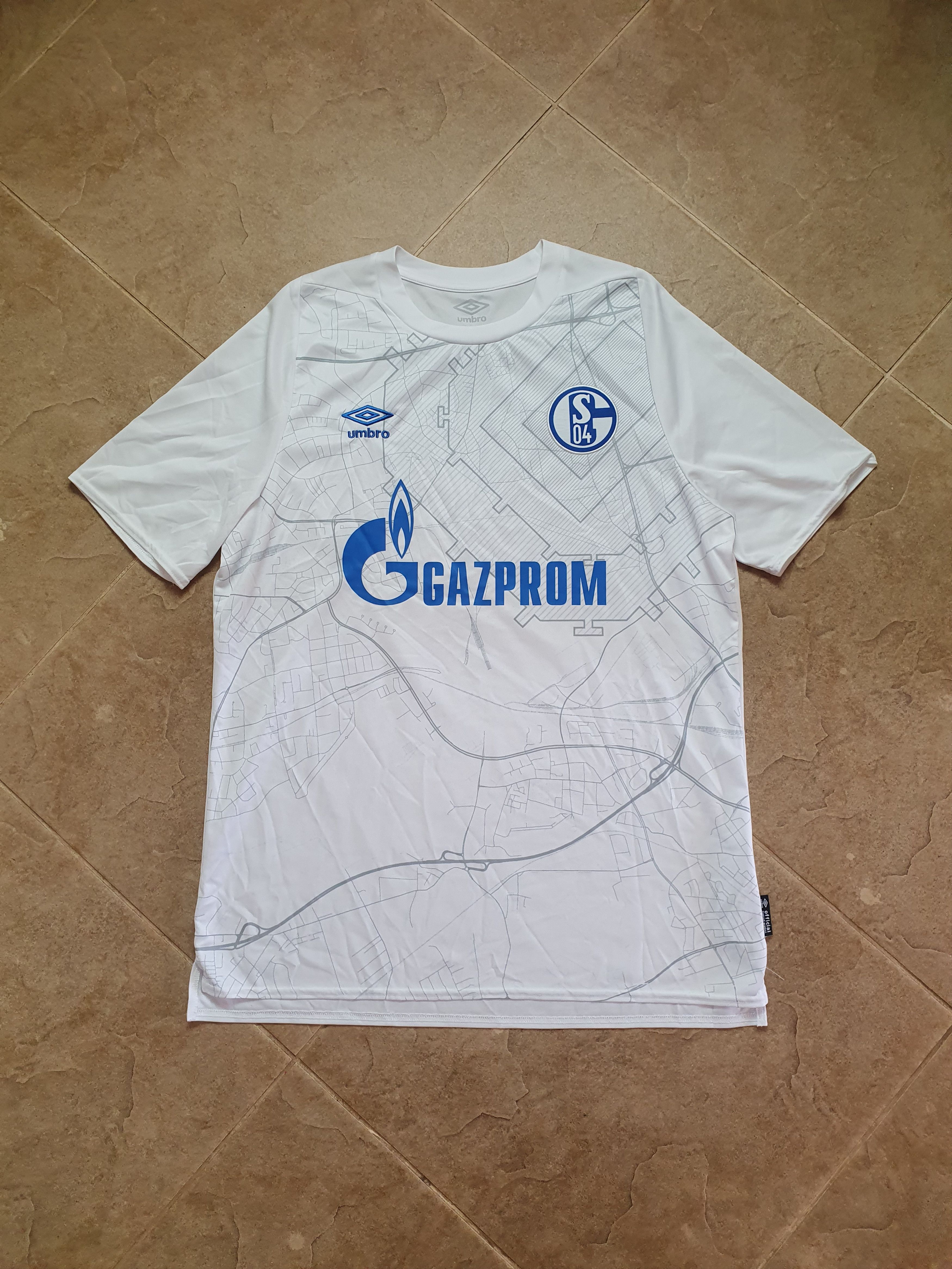 Umbro Jersey SOCCER FOOTBALL vintage t-shirt UMBRO FC SCHALKE 04 Size US XL / EU 56 / 4 - 7 Thumbnail