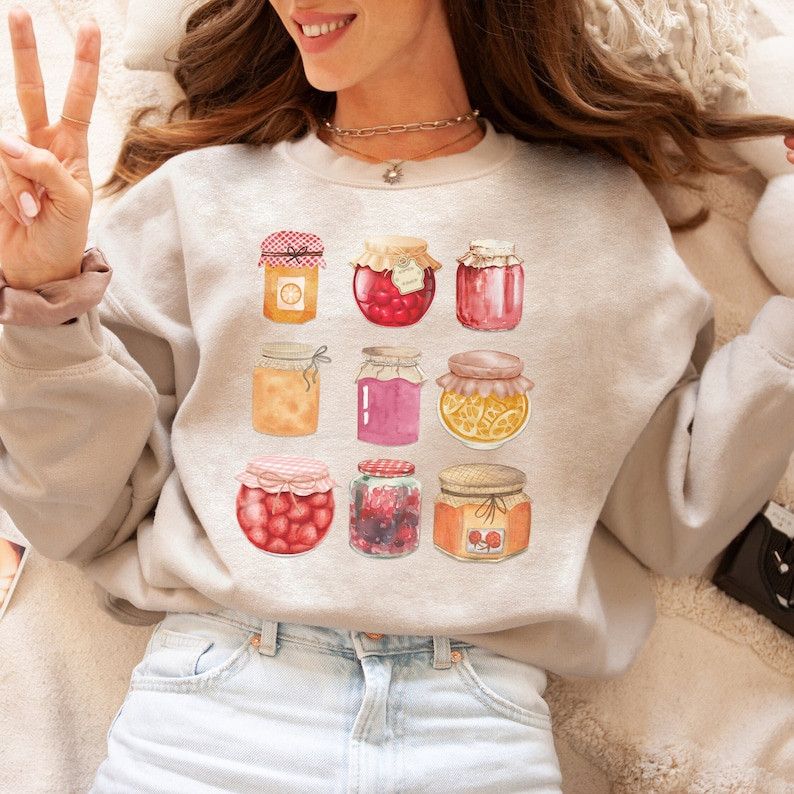 Designer Cottagecore Sweatshirt Size M / US 6-8 / IT 42-44 - 1 Thumbnail