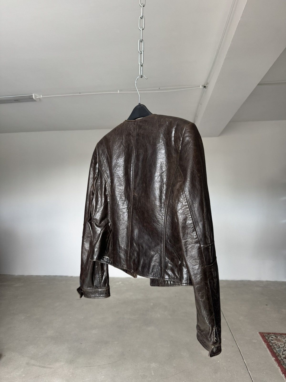 Other 80s Meindl Leather Jacket Designer Rare Size M / US 6-8 / IT 42-44 - 13 Thumbnail