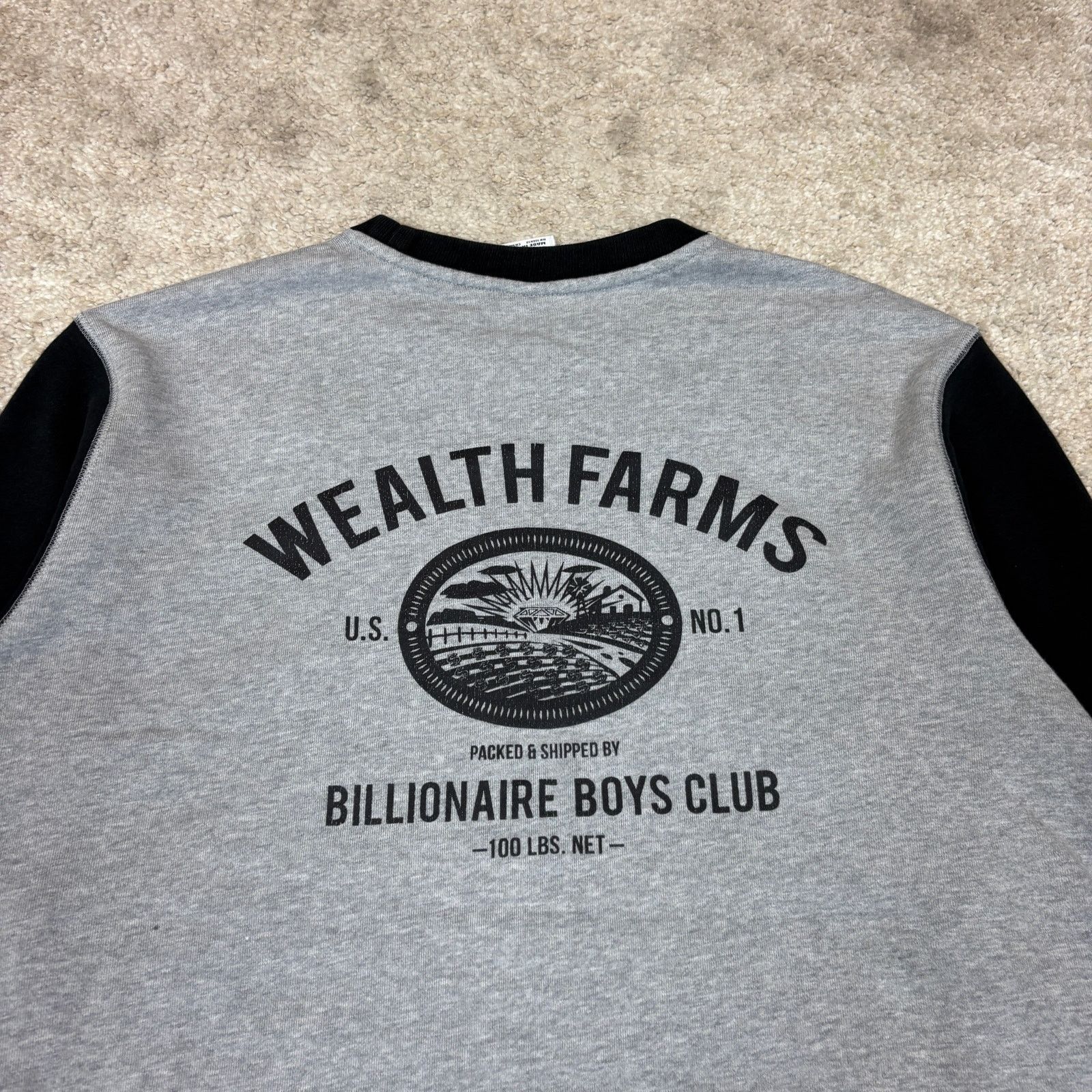 Billionaire Boys Club Billionaire Boys Club Wealth Farms Crew Sweatshirt Men's L Size US L / EU 52-54 / 3 - 4 Thumbnail